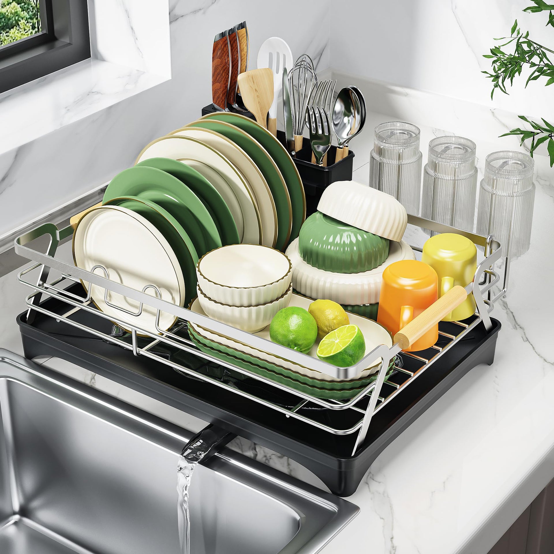 Dish Drying Rack for Kitchen Counter