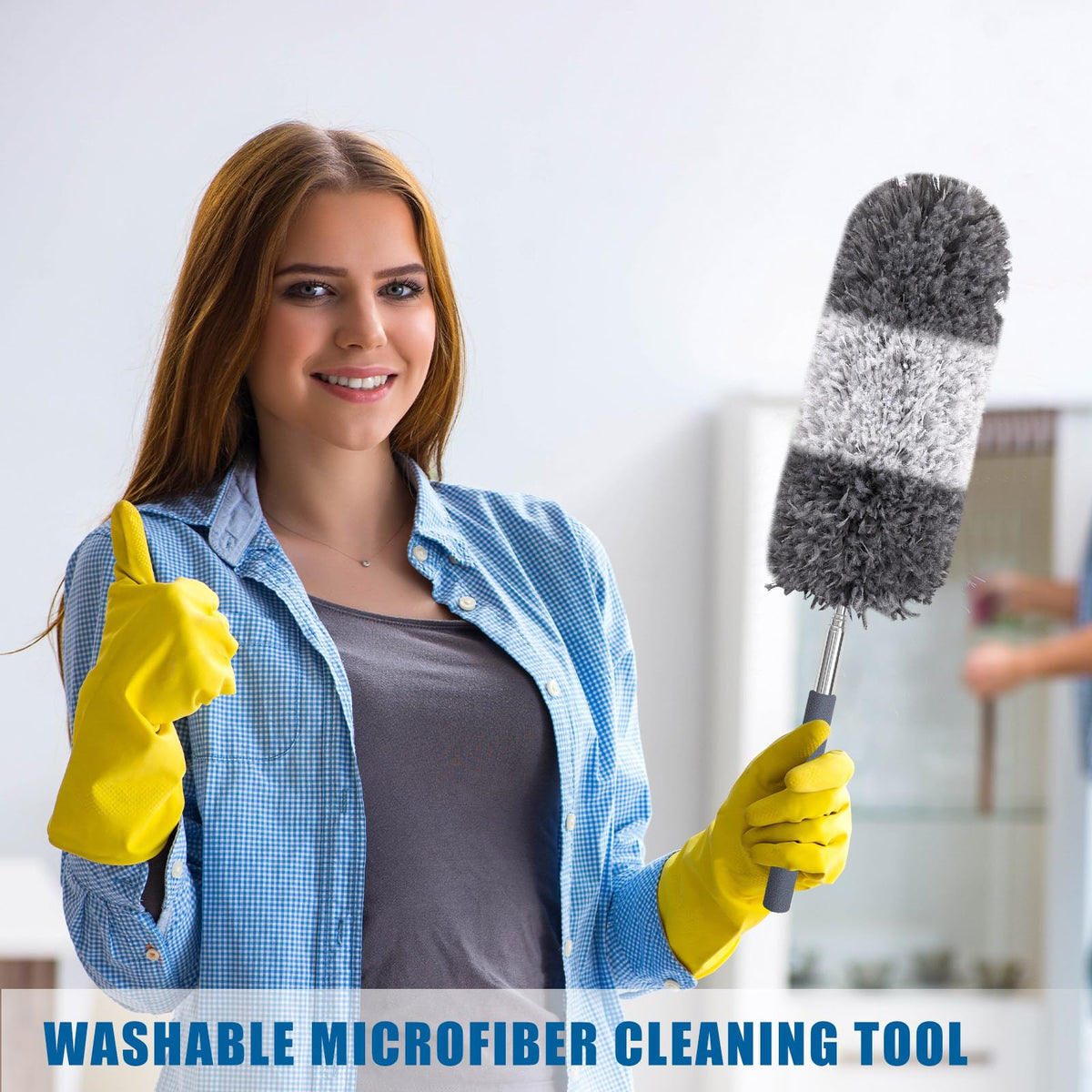 12 Pcs Microfiber Feather Duster for Cleaning (12 Count)