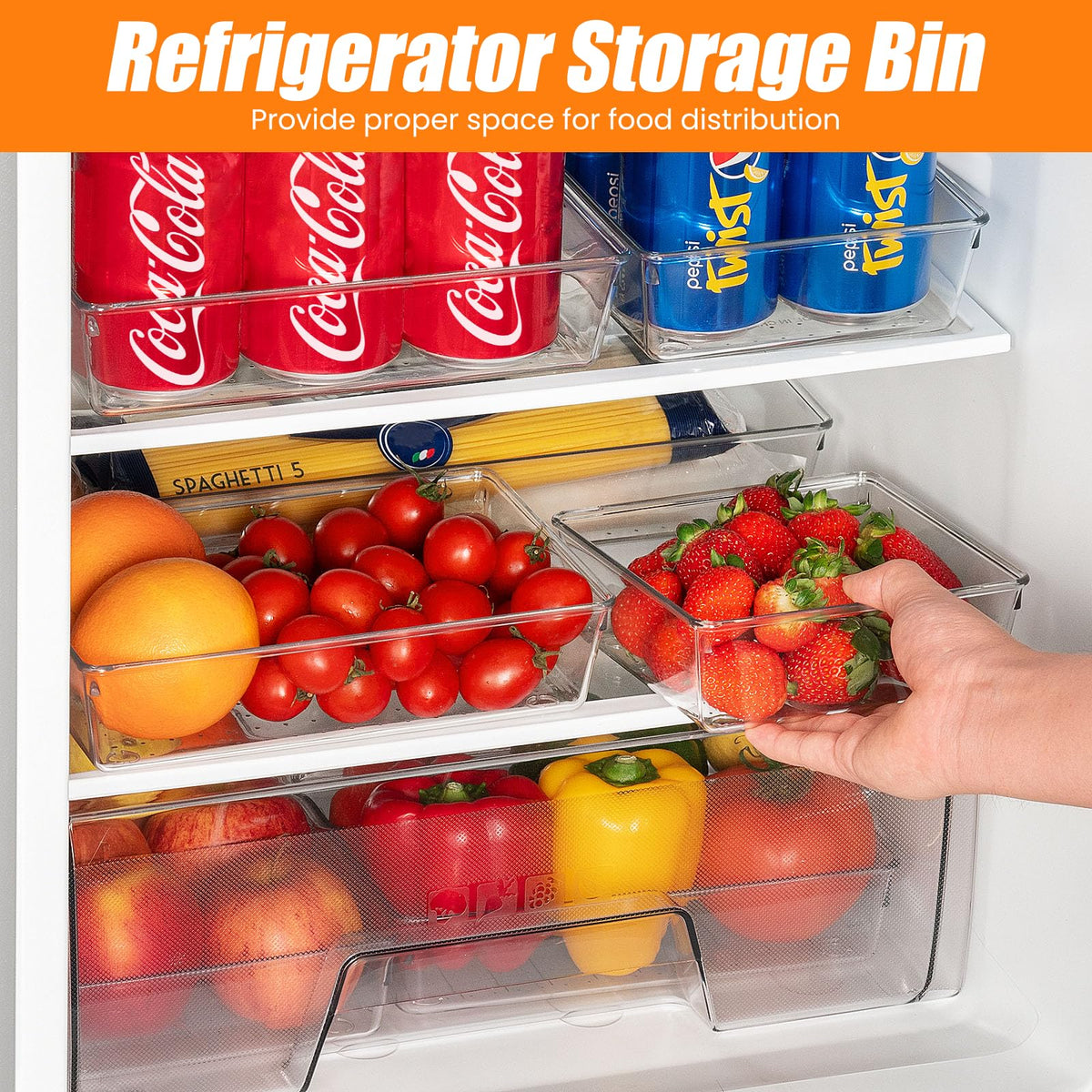 12 Pack Clear Plastic Drawer Organizer Set (12 Count)