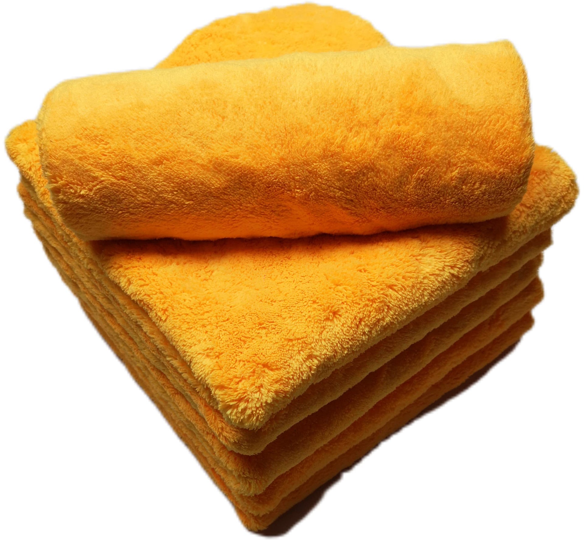 Plush Edgeless Microfiber Towel for Car (6 Count)