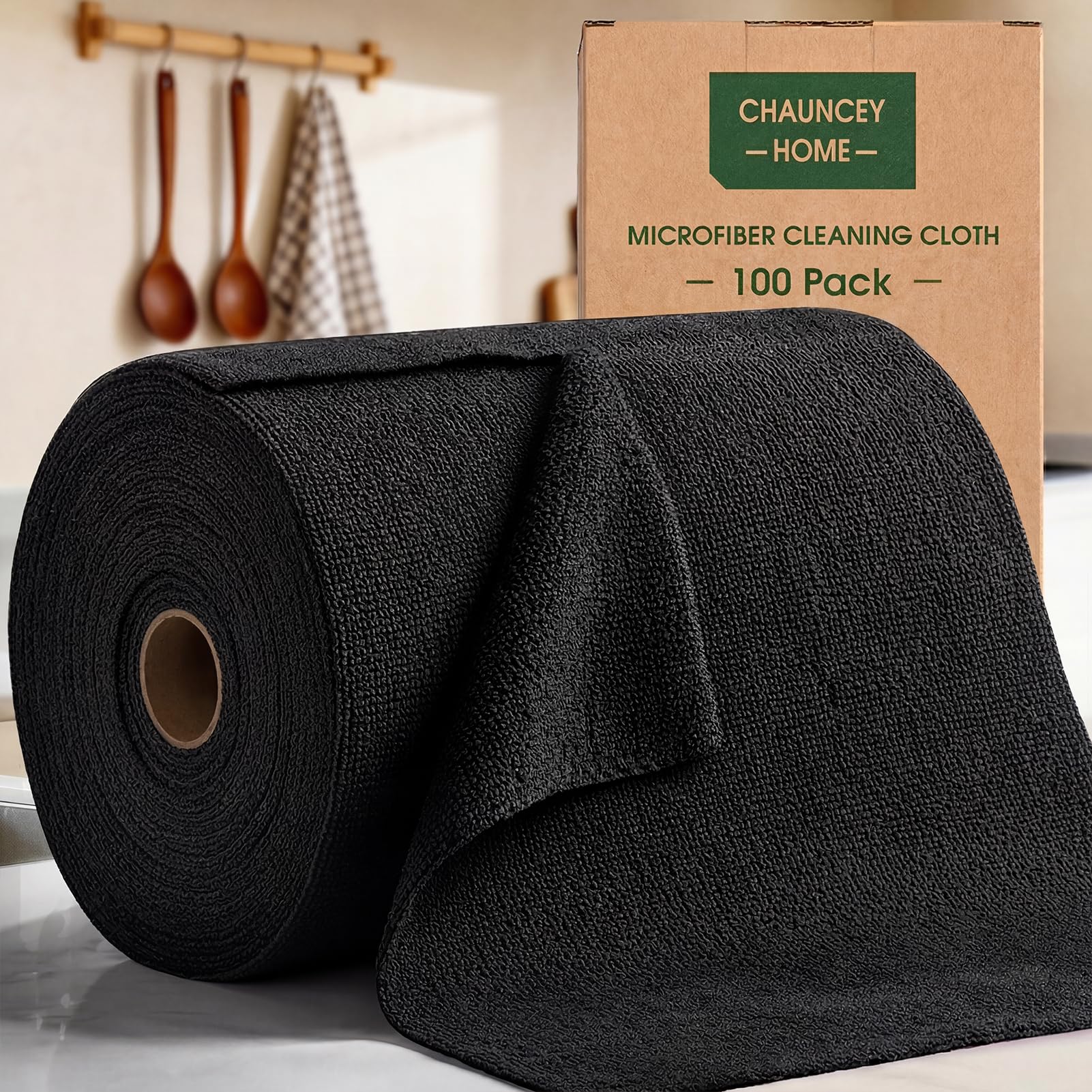 Microfiber Cleaning Cloth Roll (100 Count)