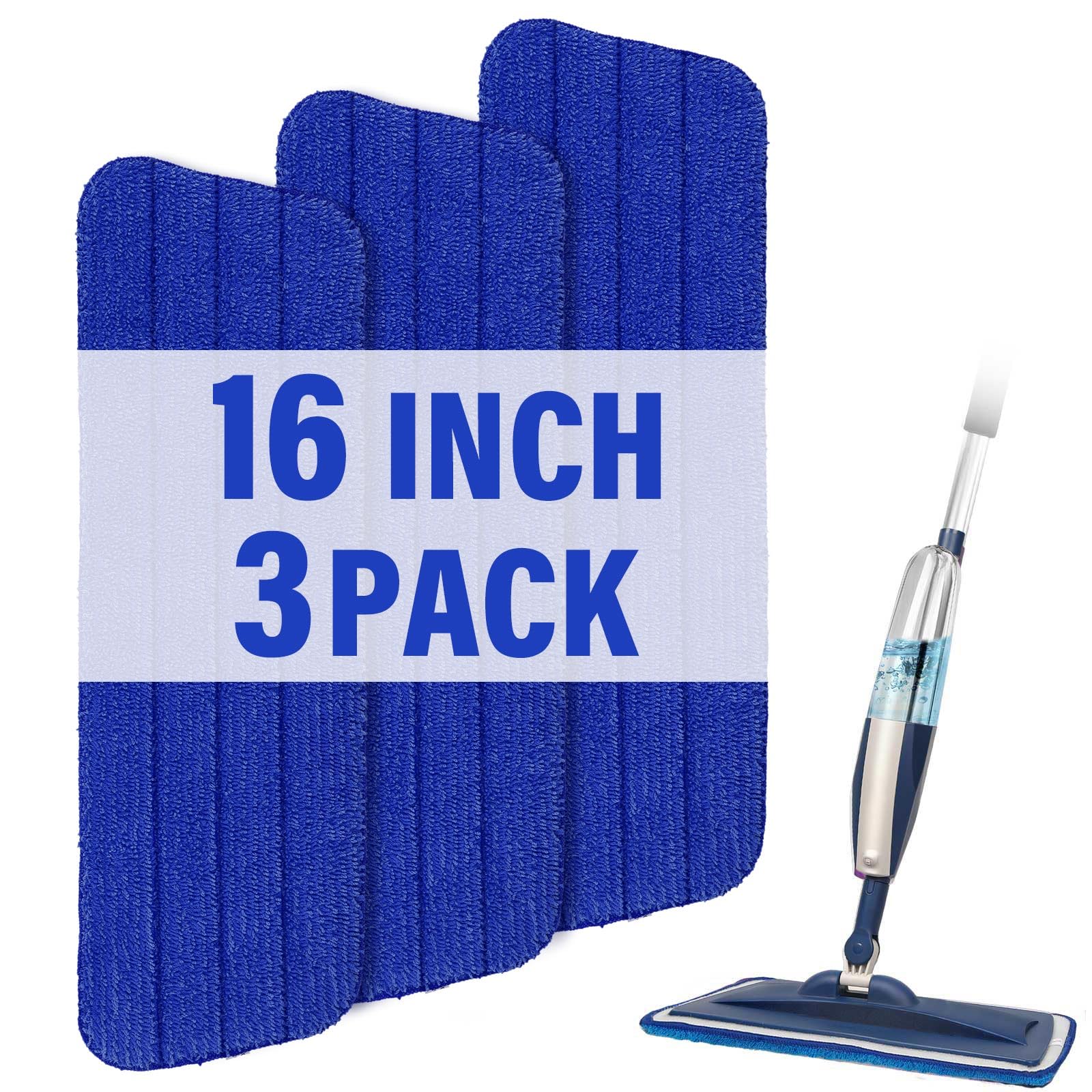 16.5" Microfiber Mop Pads Refills (3 Count)