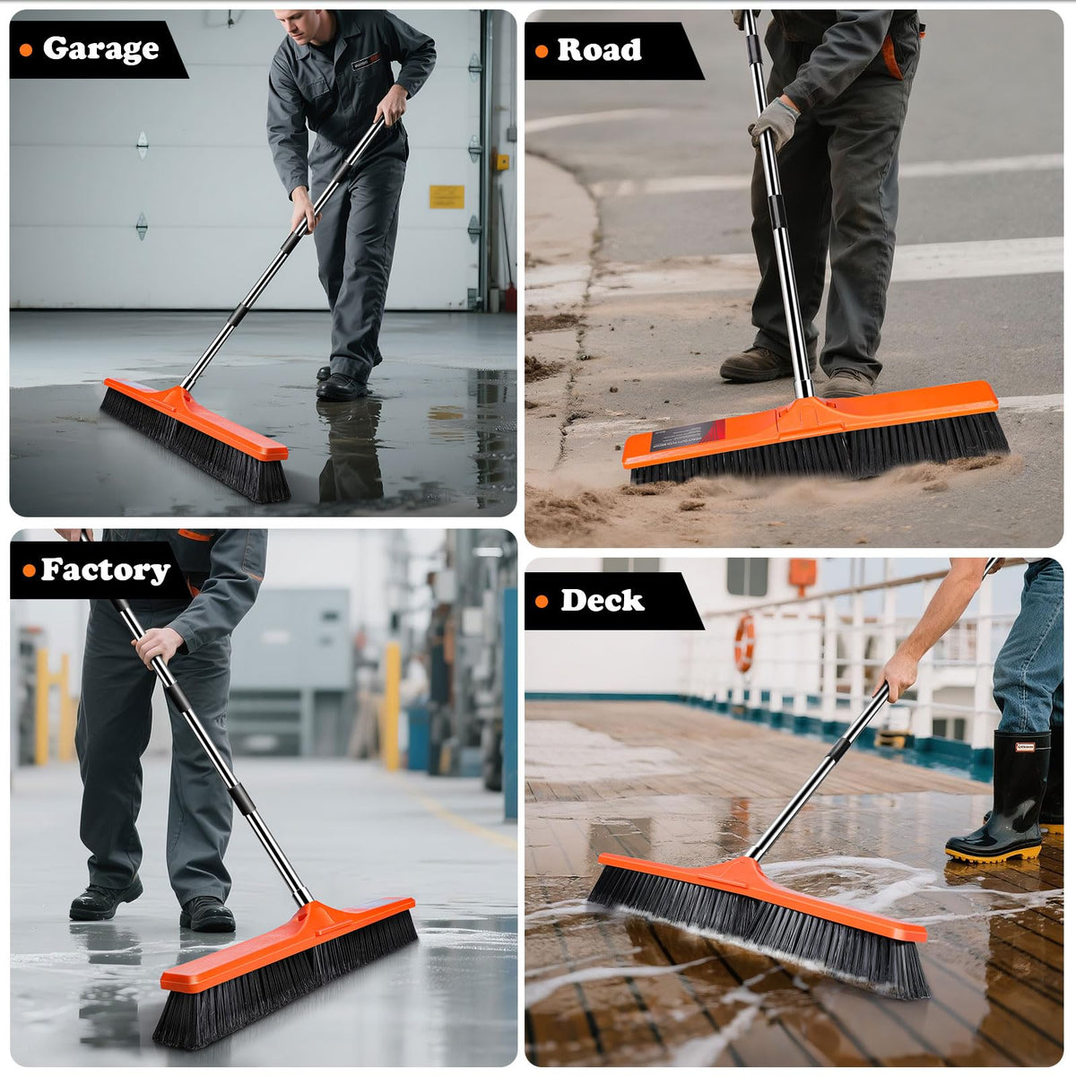 24" Push Broom Outdoor