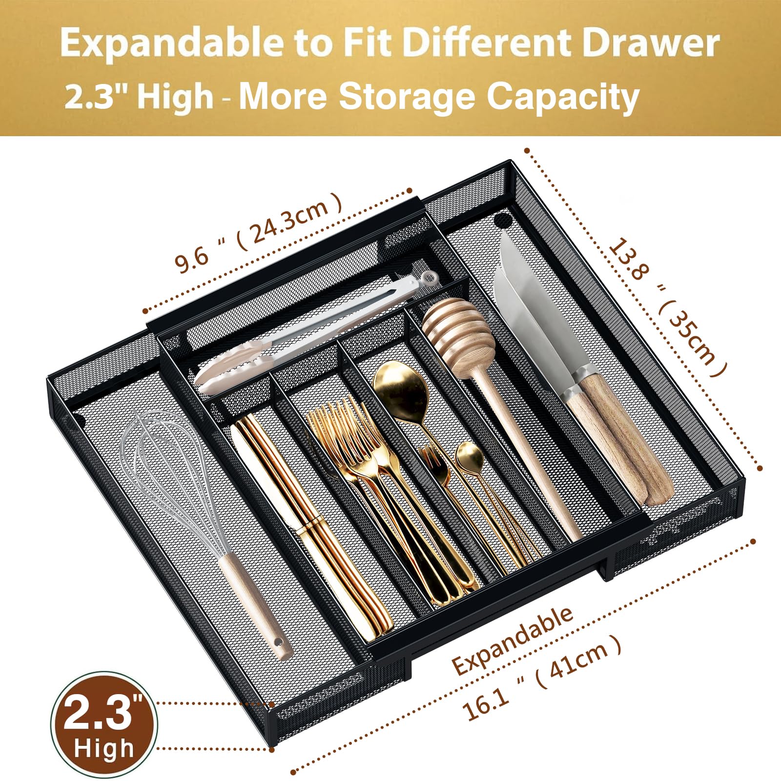 expandable silverware tray