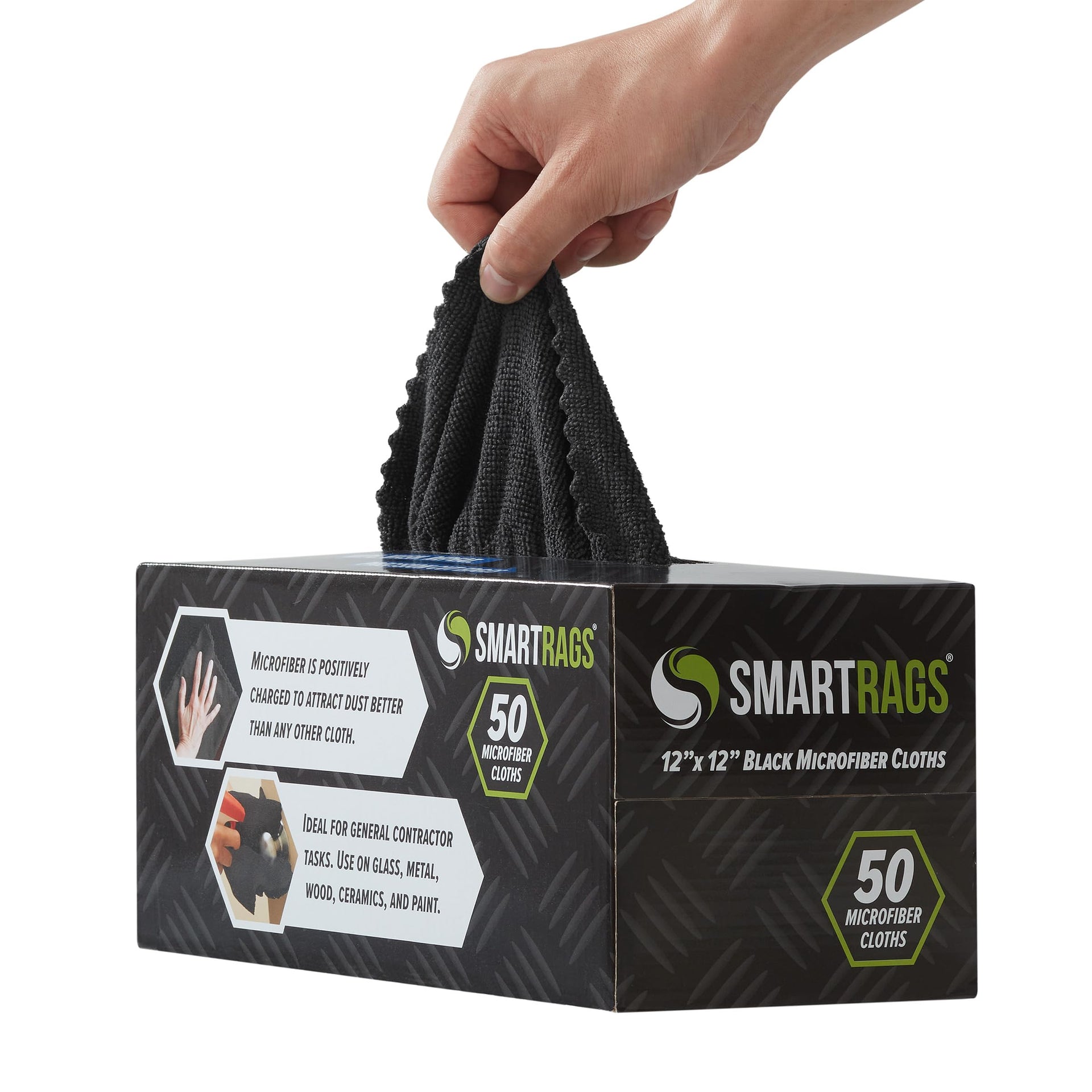 Arkwright Smart Rags Microfiber Cleaning Cloths Bulk (400 Count)