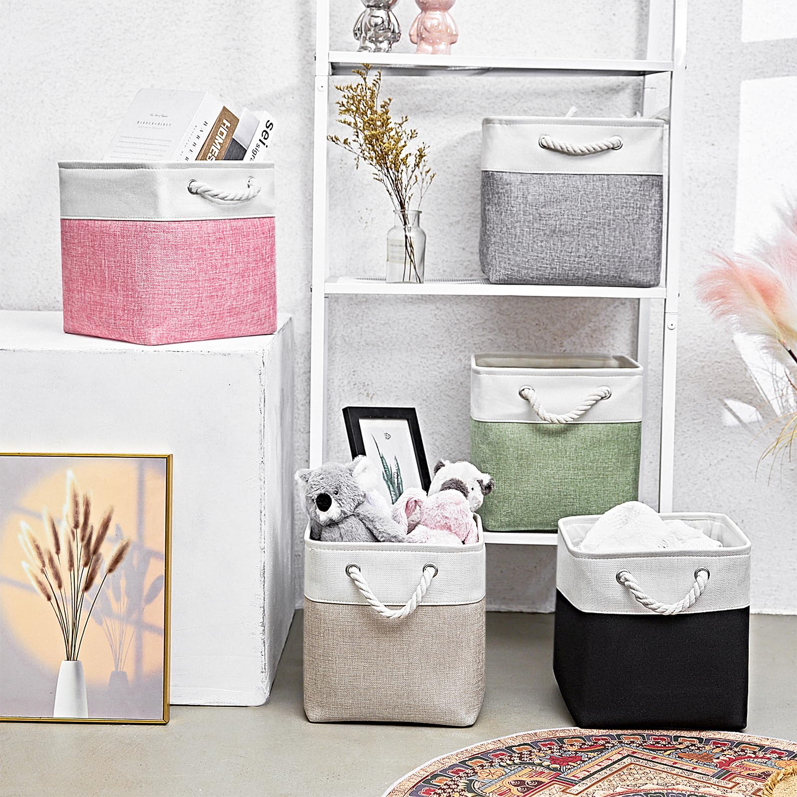 11x11 Inch Cube Storage Bins (6 Count)