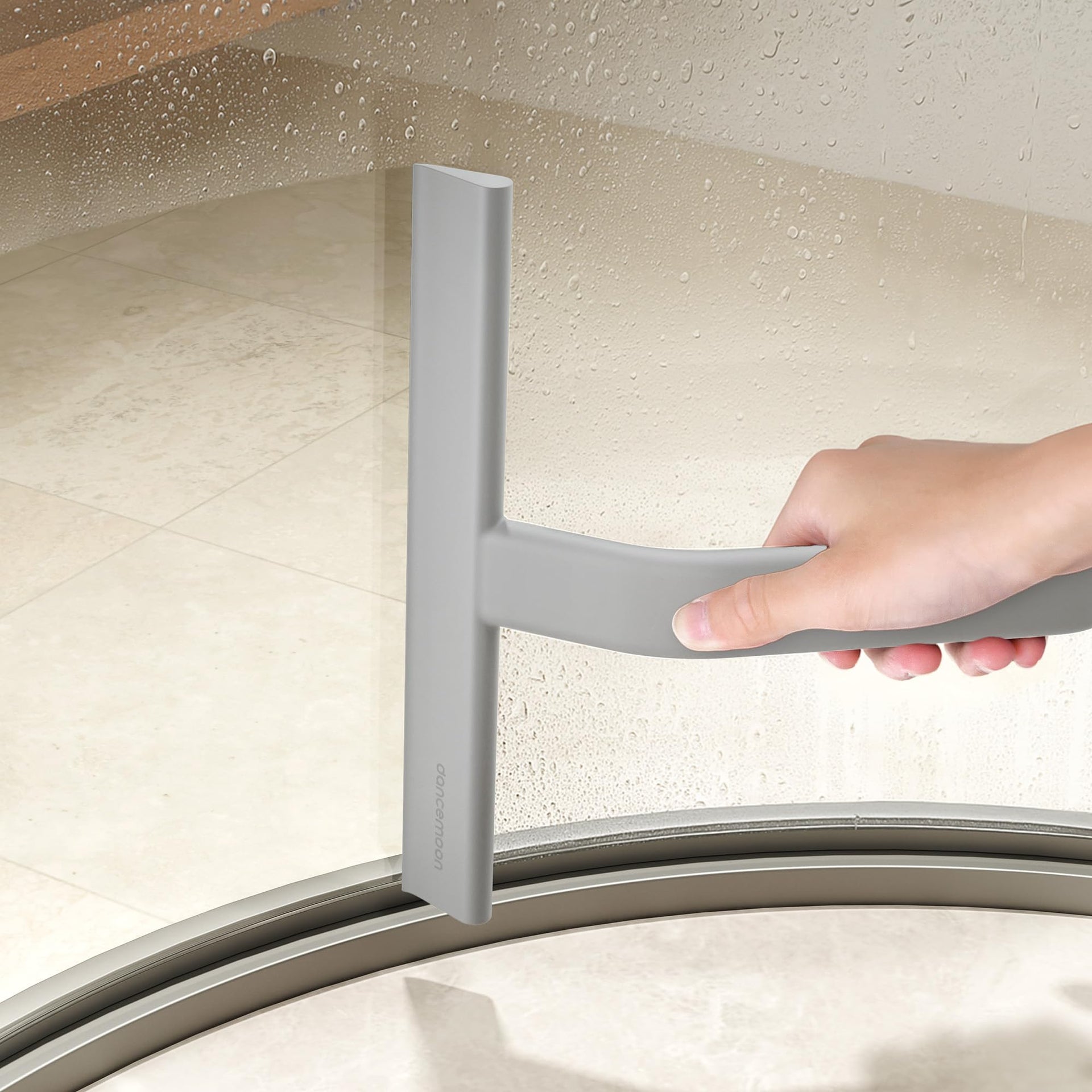 JustHang Shower Squeegee with Built
