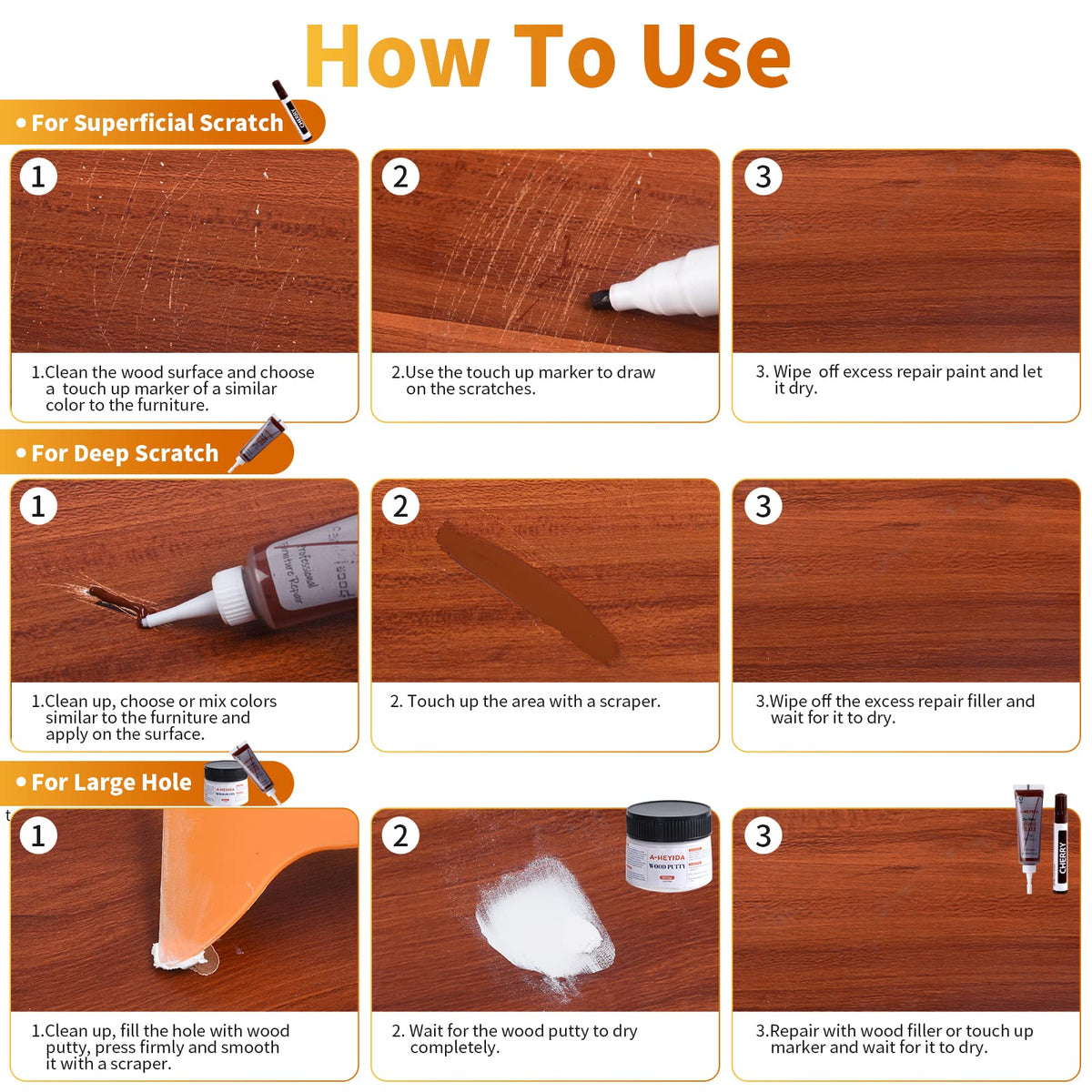 Wood Floor Scratch Repair