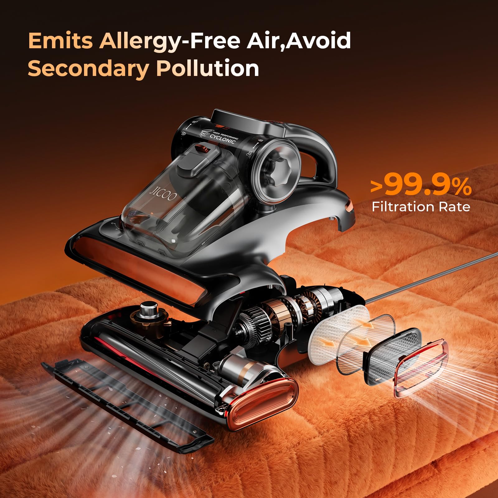 T600 Bed Mattress Vacuum Cleaner with UV