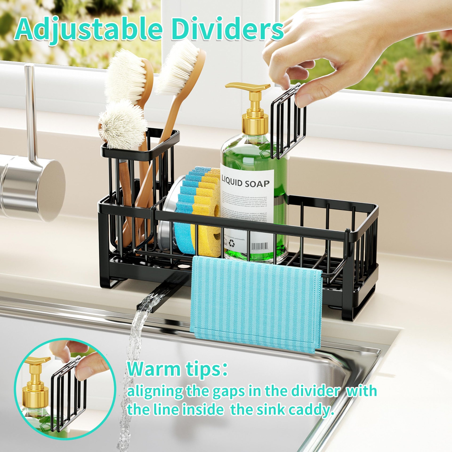 Sponge Holder for Kitchen Sink