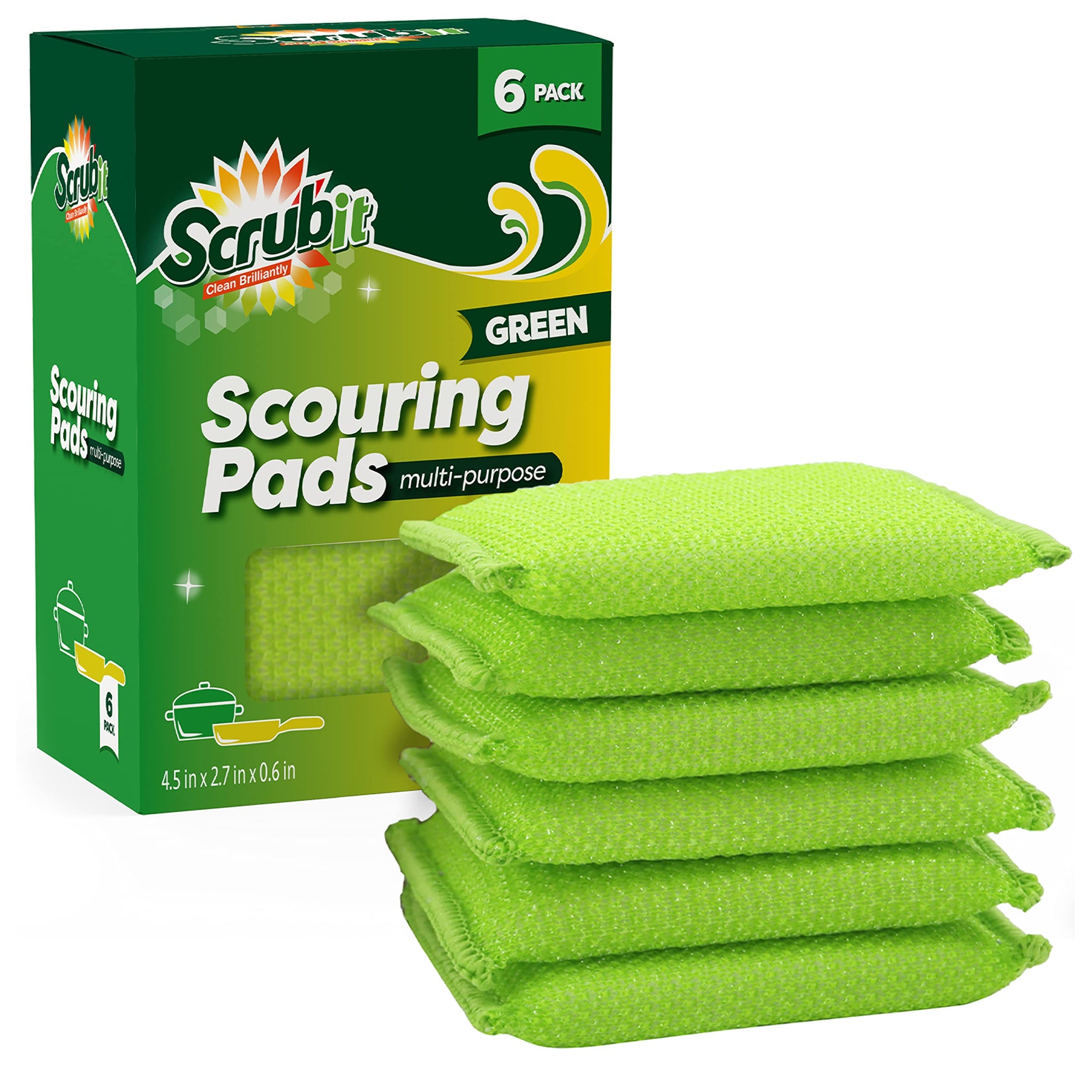 Multi Purpose Scouring Pad (6 Count)