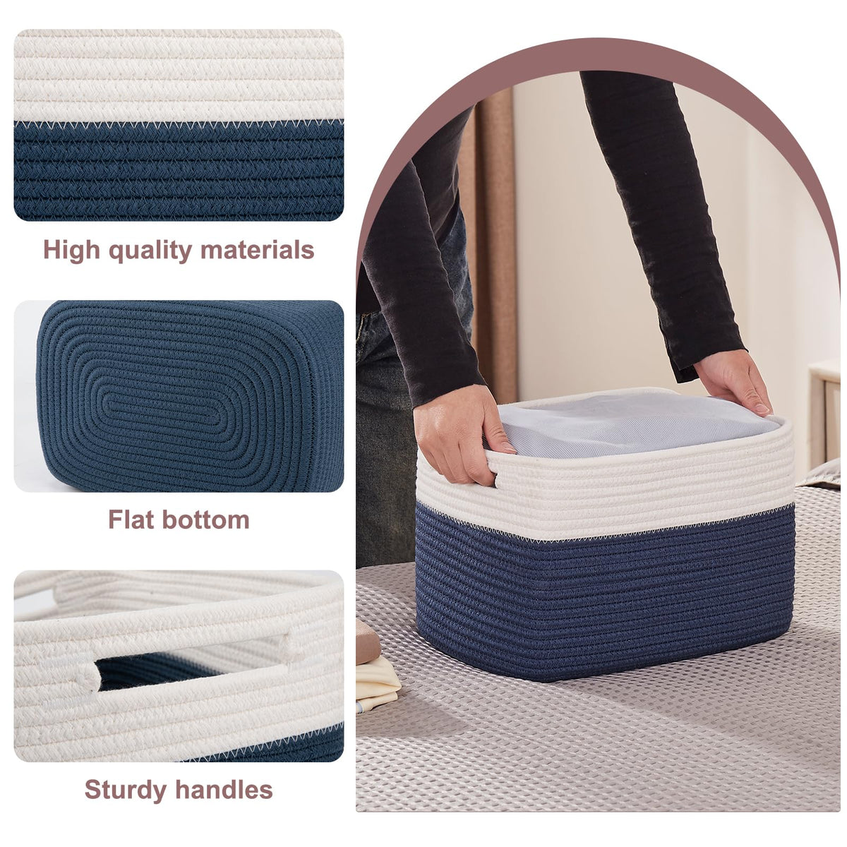 4 Pack Storage Basket (4 Count)
