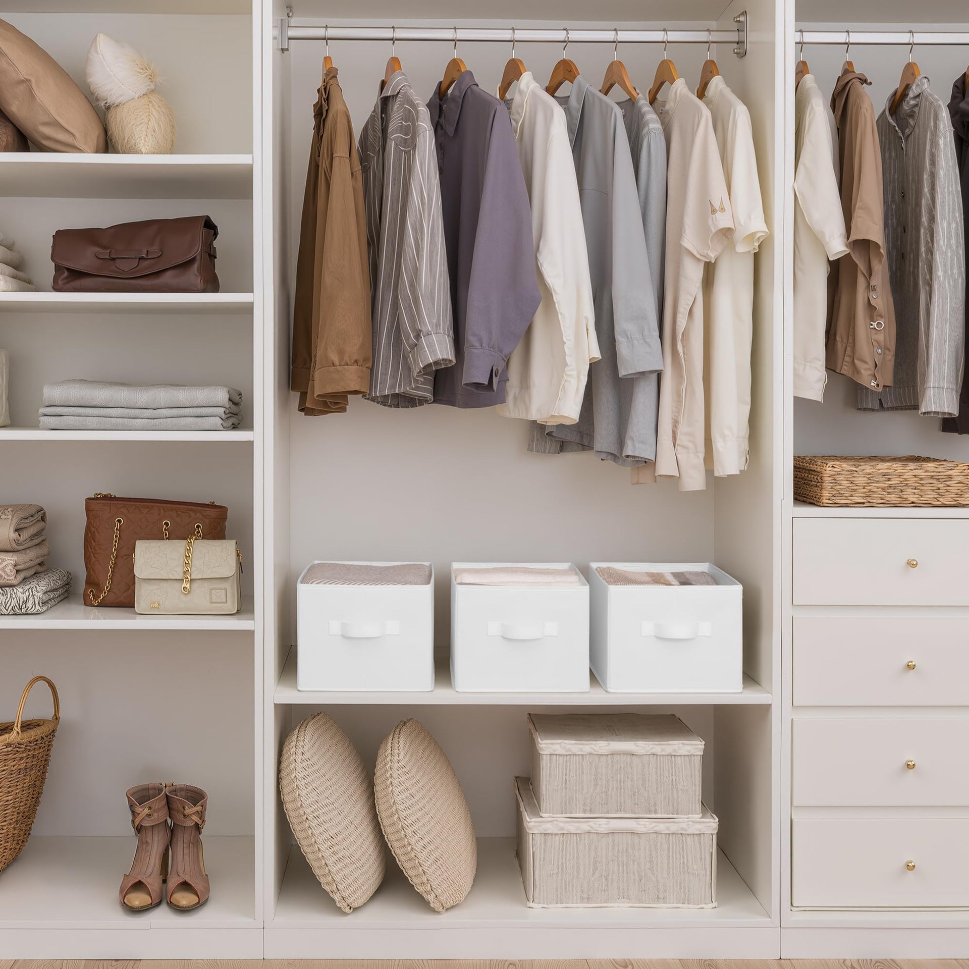 Closet Storage Bins (3 Count)