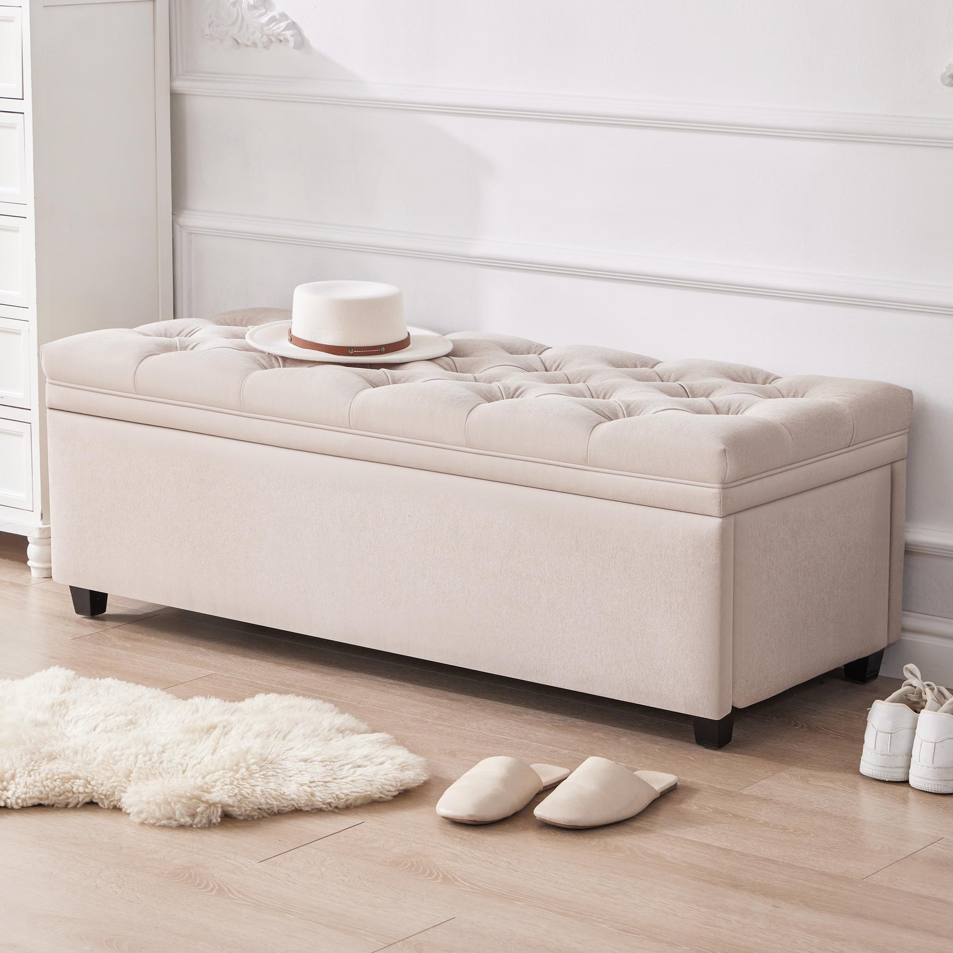 50 Inch Large Storage Ottoman