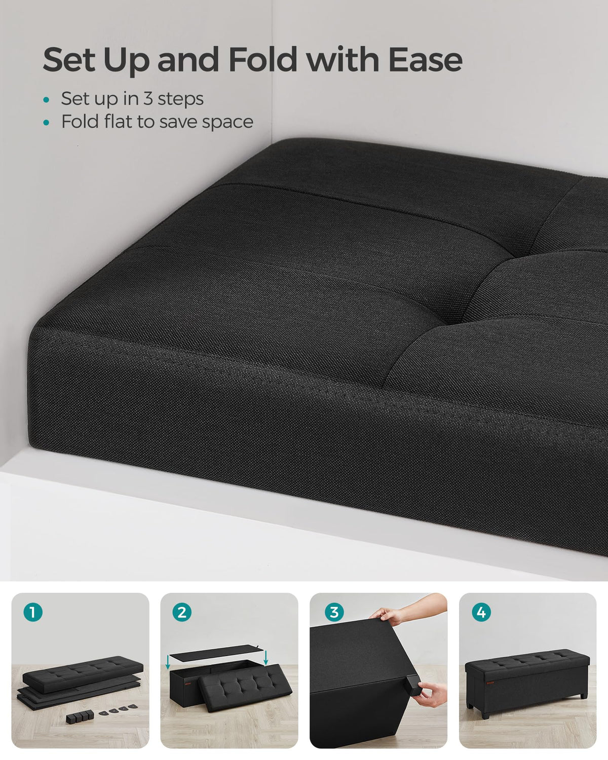 Storage Ottoman Bench