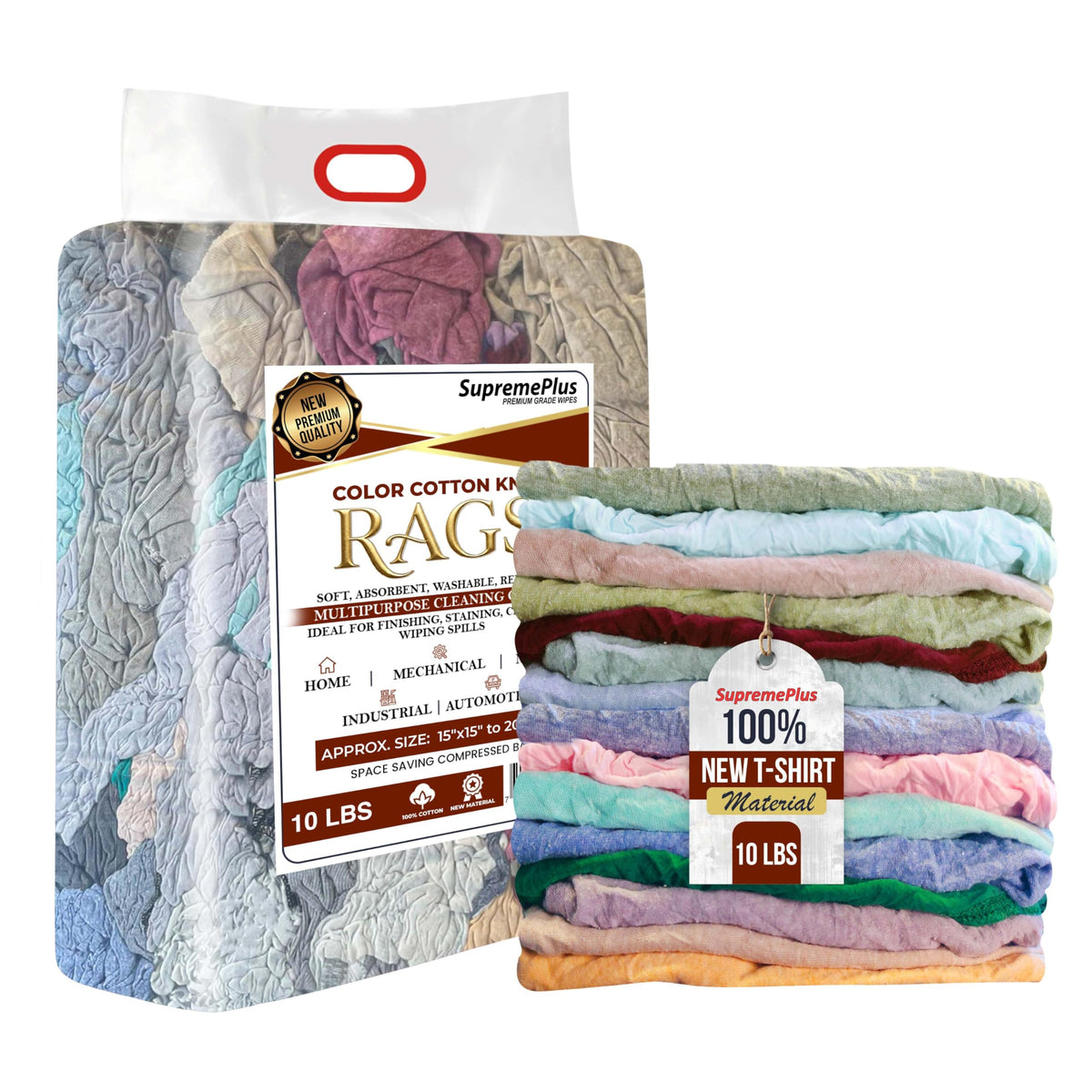New Colored Cotton Knit T (60 Count)