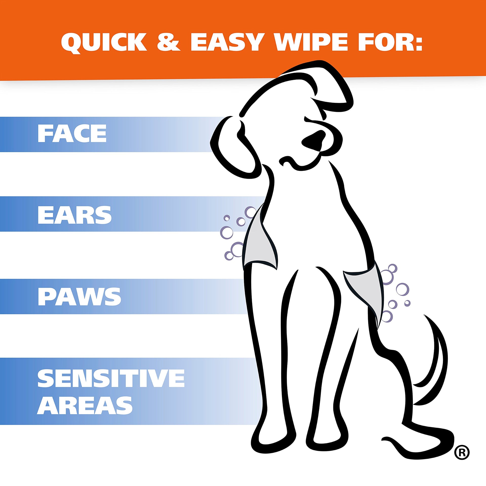 USA Pet Refresh Cleaning Wipes for Dogs (50 Count)