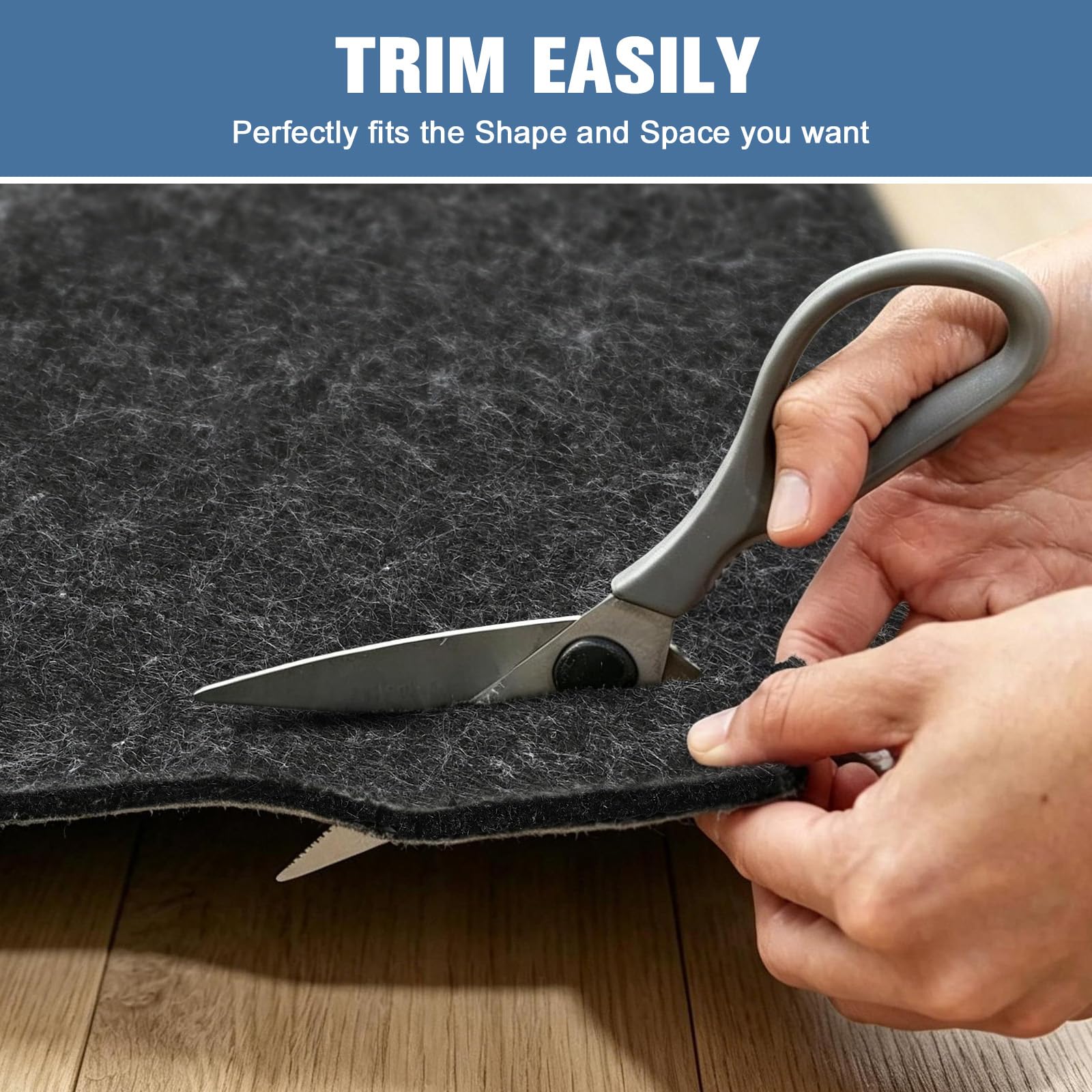 8x10 Ft Non Slip Rug Pad Gripper (80 Sq Ft)
