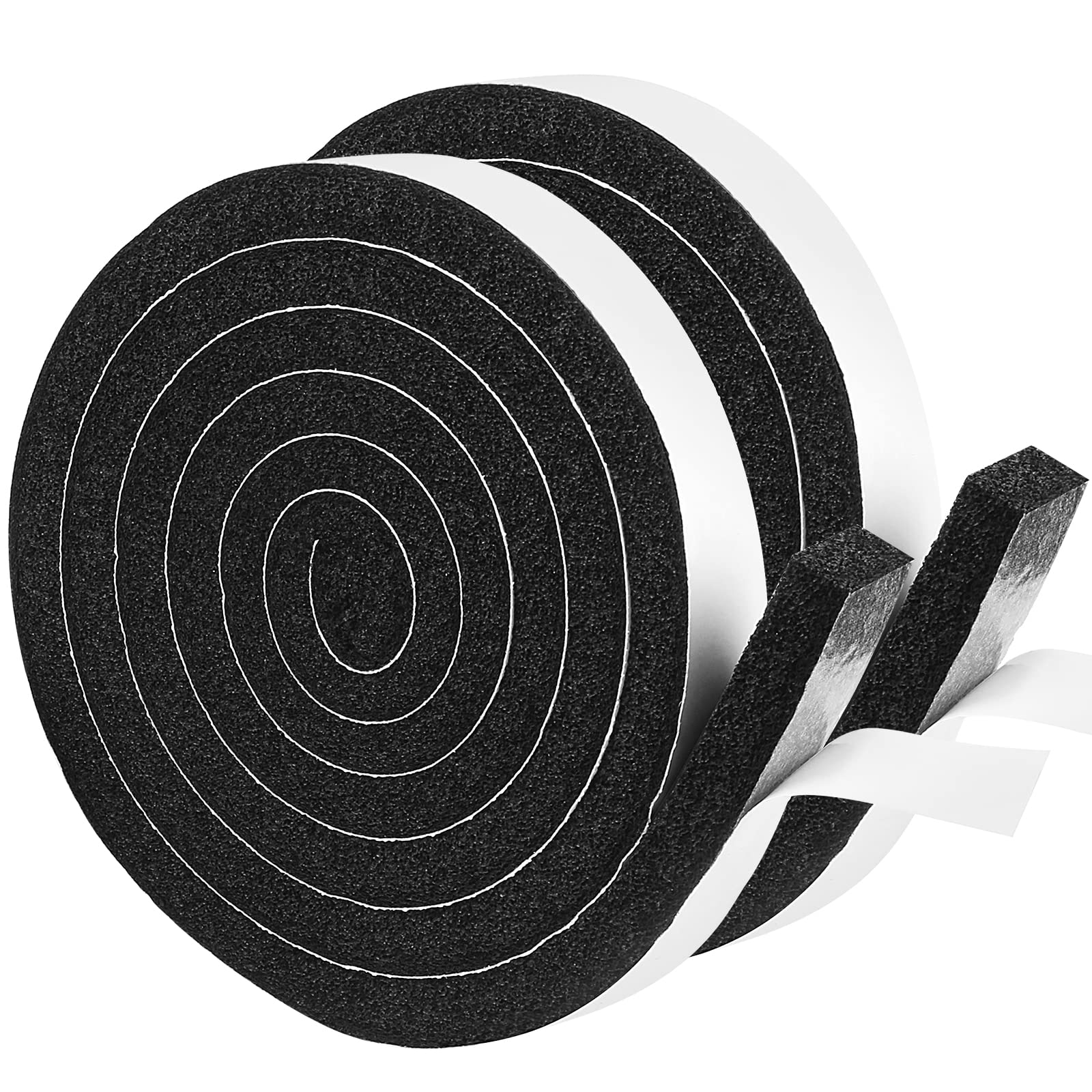 Weather Stripping Door Seal Window Air Conditoner Insulation Foam Seal Tape Black Open Cell Door Seal Strip