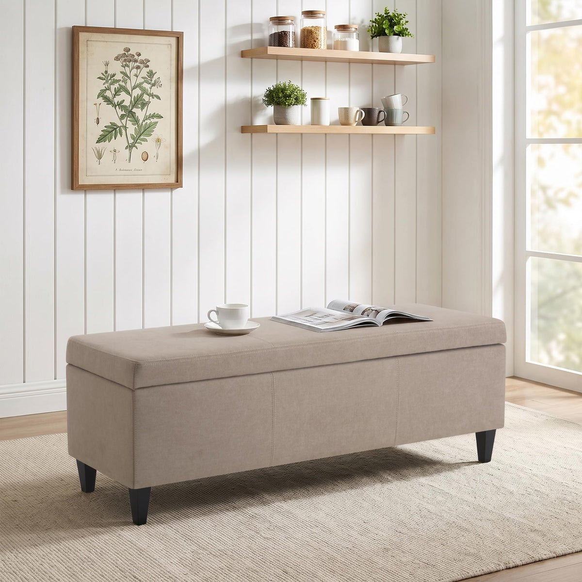 Storage Ottoman Bench