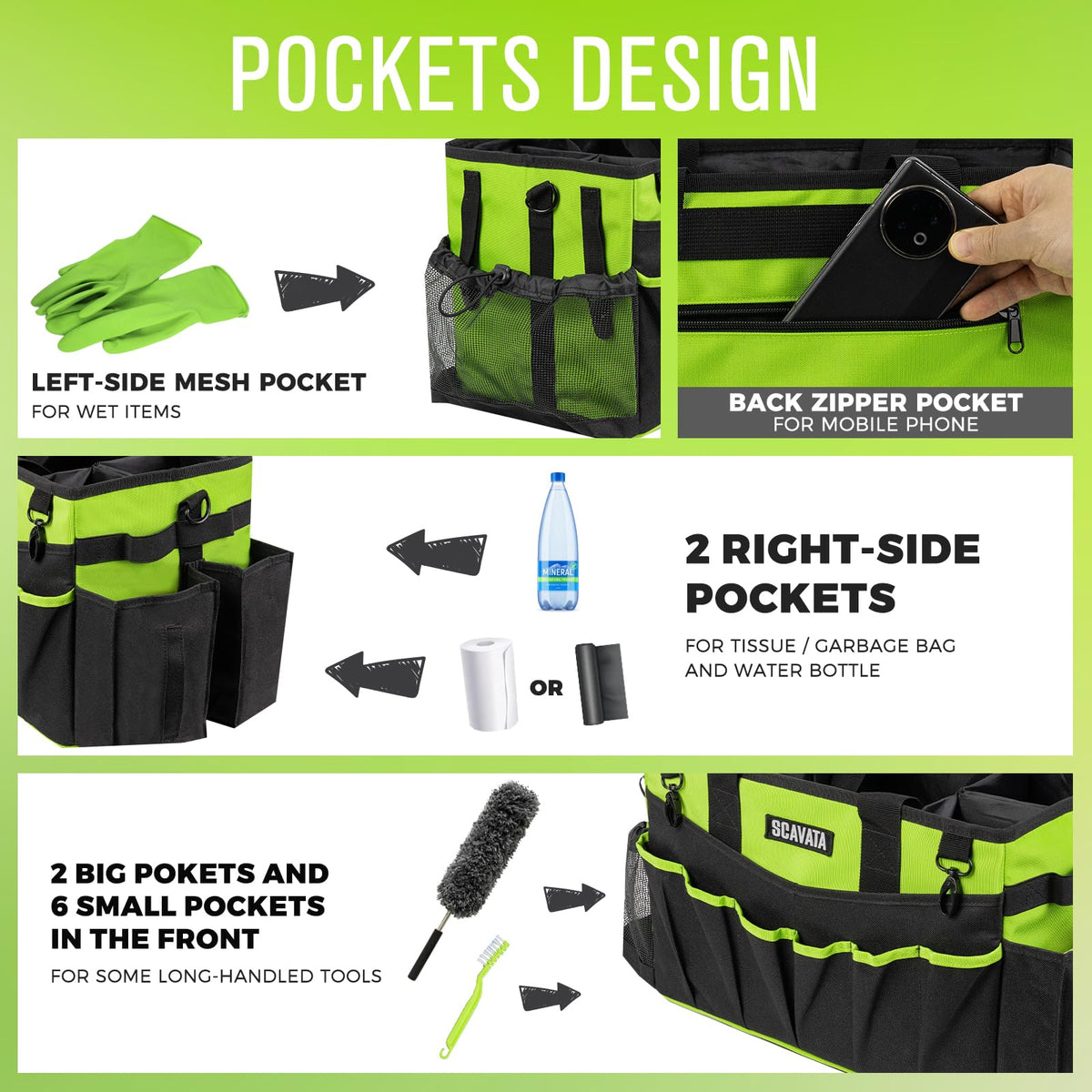 Wearable Cleaning Caddy Bag