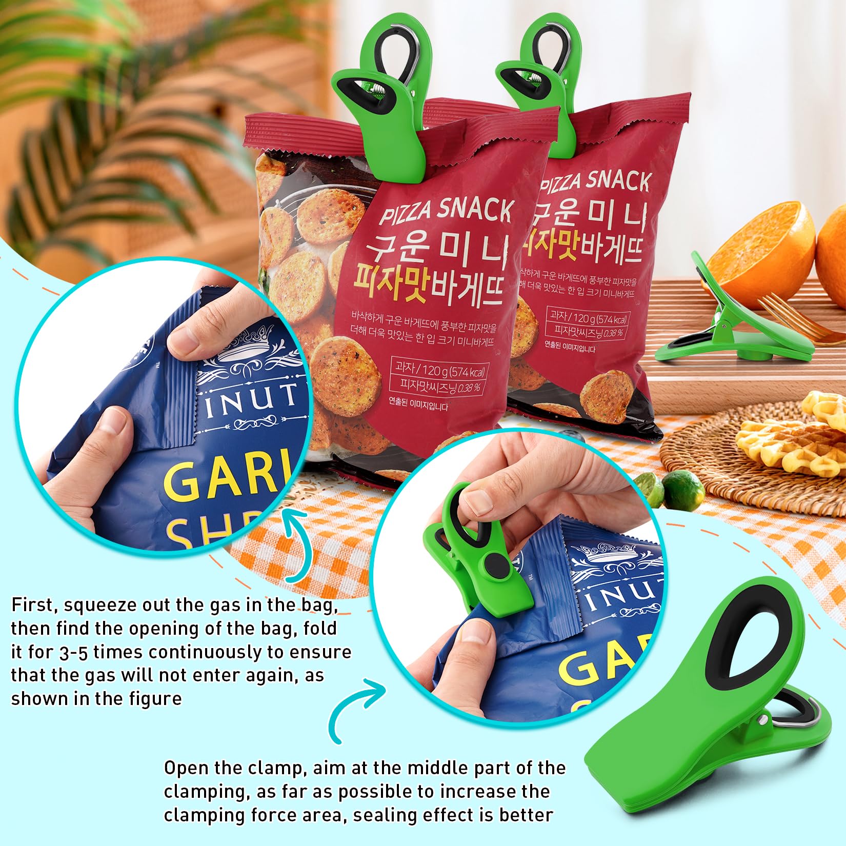 Chip Bag Clips (12 Count)