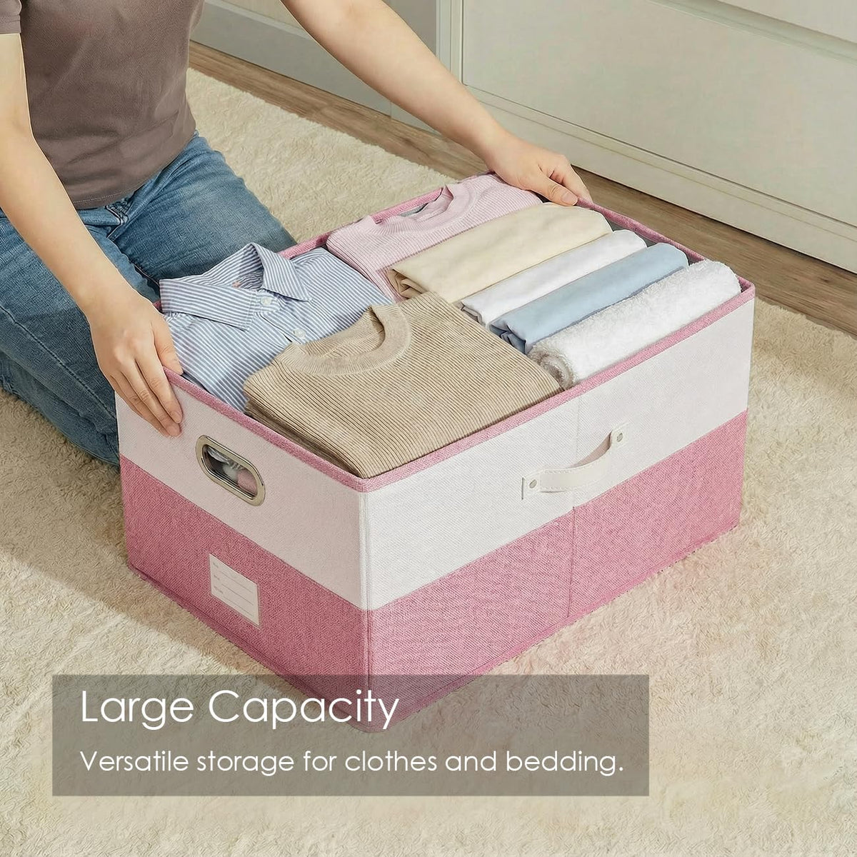 Storage Bins with Lids [3 (3 Count)