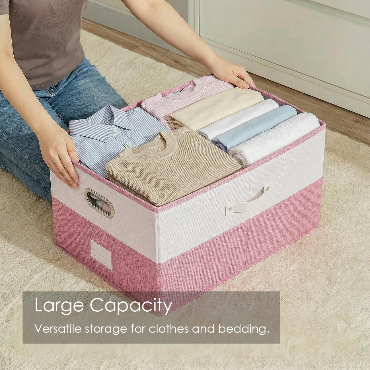 Storage Bins with Lids [3 (3 Count)