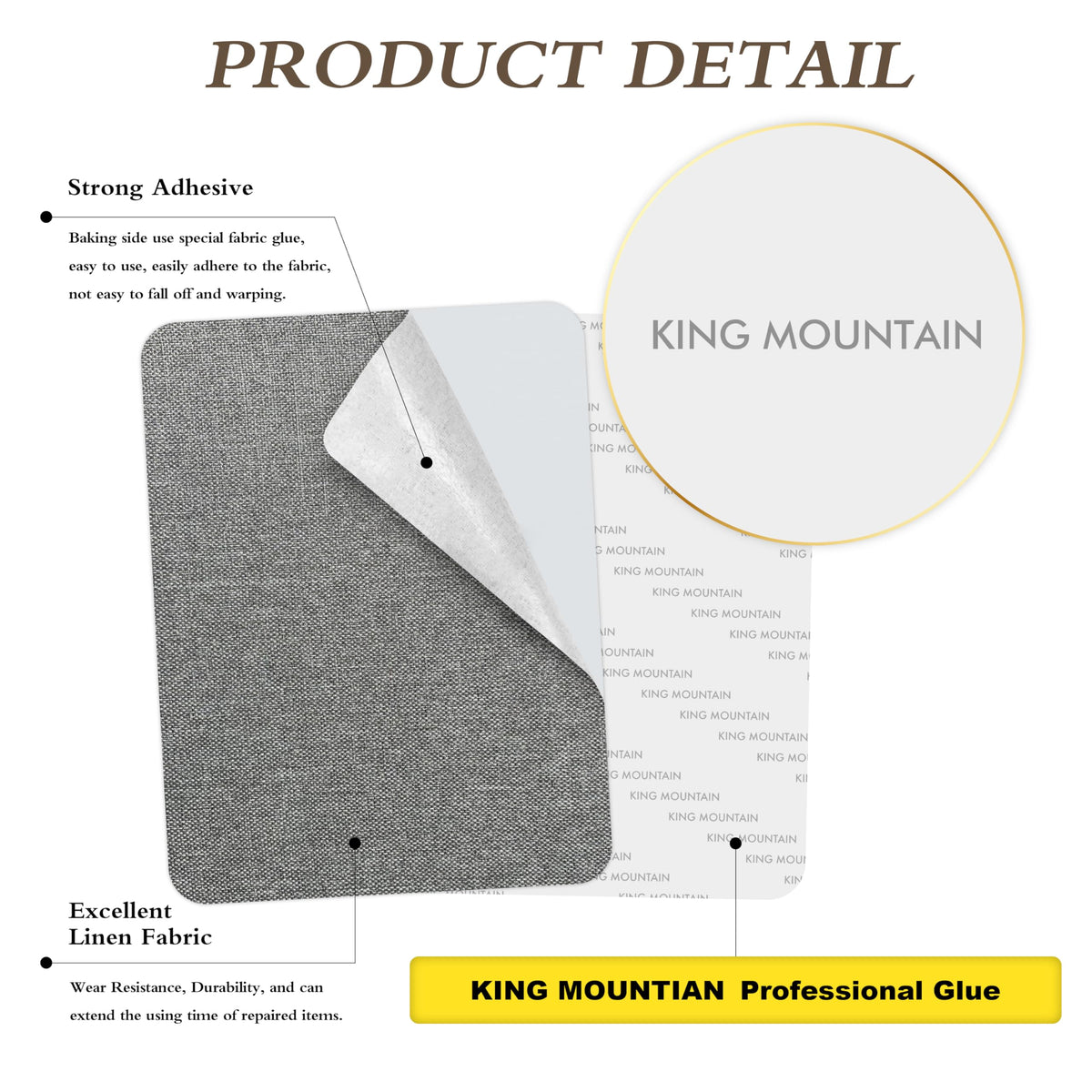 Coarse Linen Repair Patches