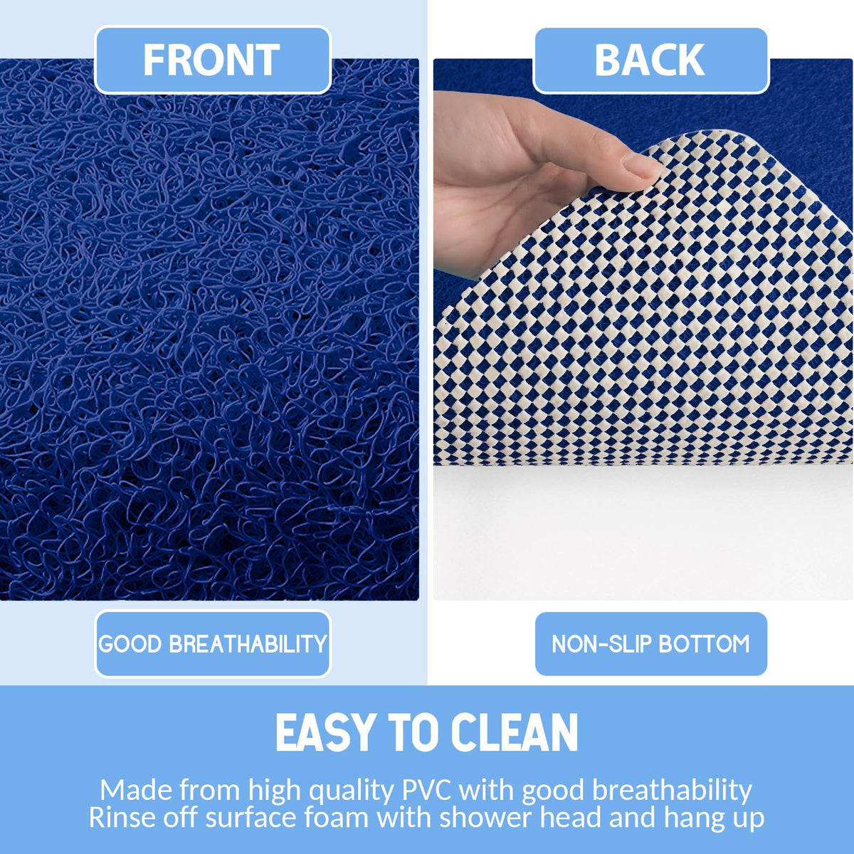 Non Slip Bathtub Mat (2 Count)
