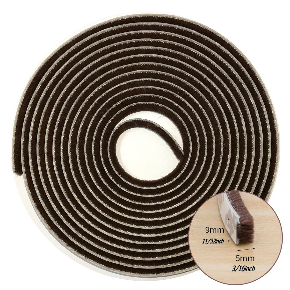 Weather Stripping Brush for Sliding Windows