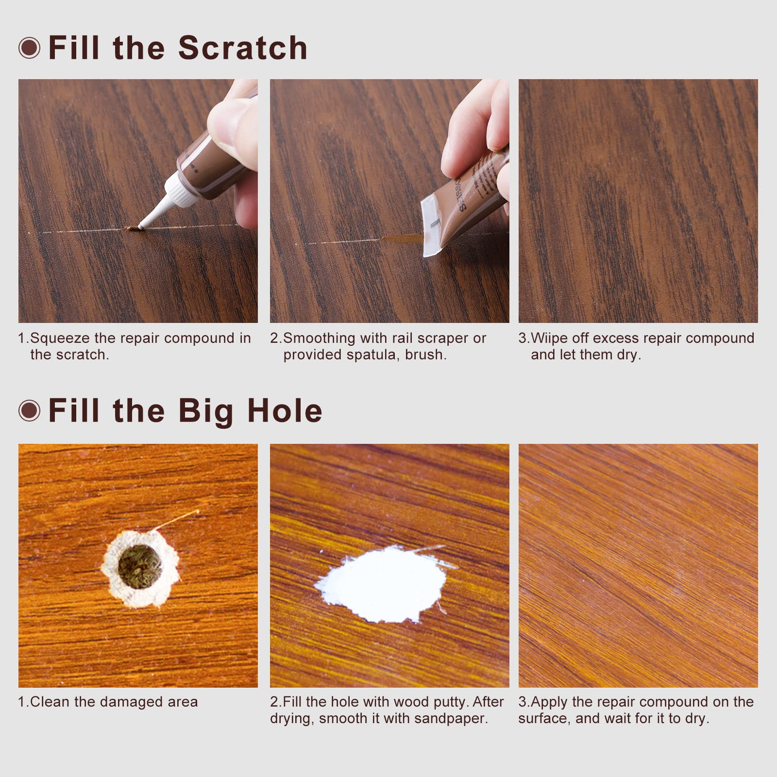 Wood Furniture Repair Kit (17 Count)