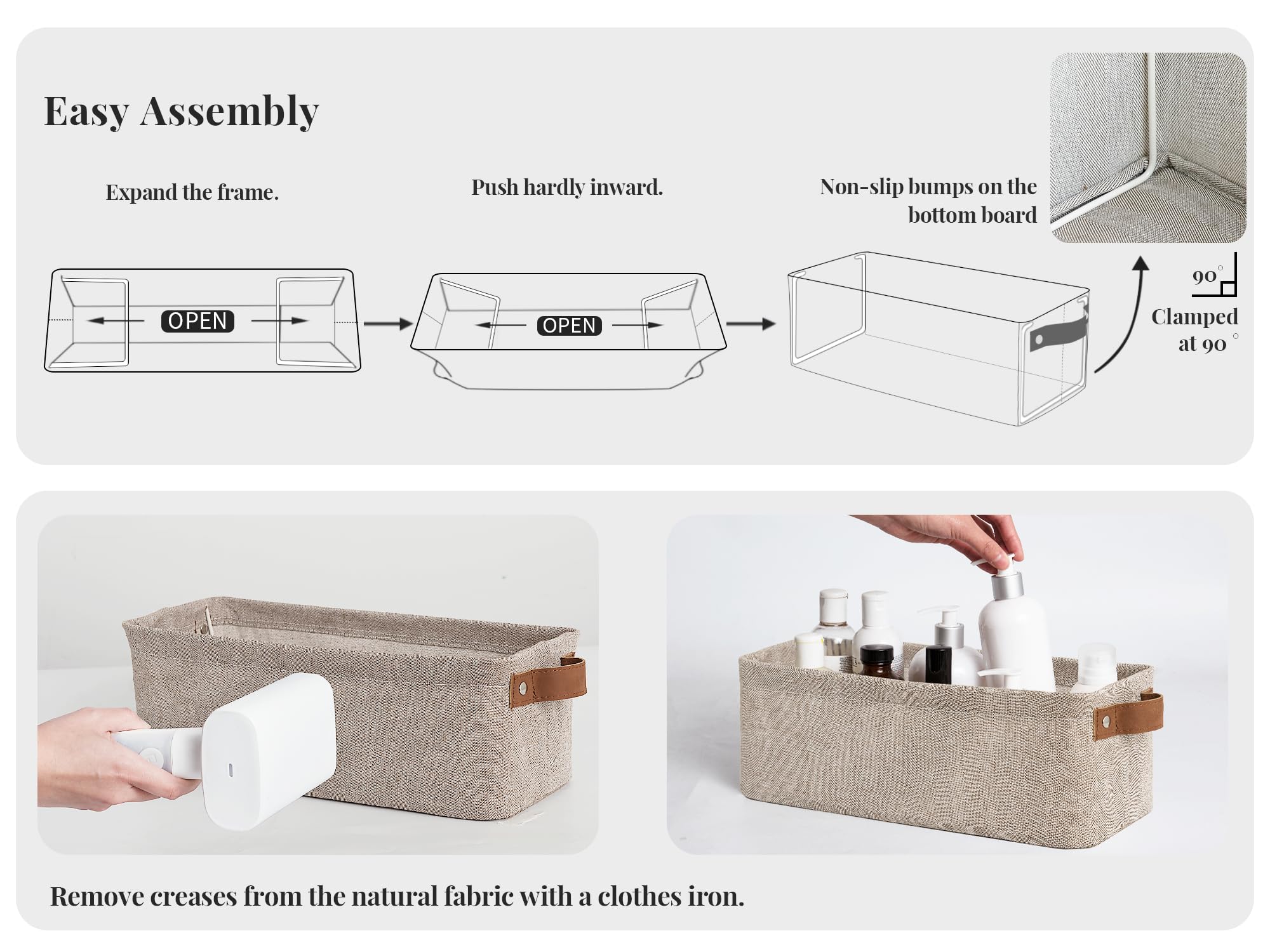 Narrow Storage Bins (2 Count)