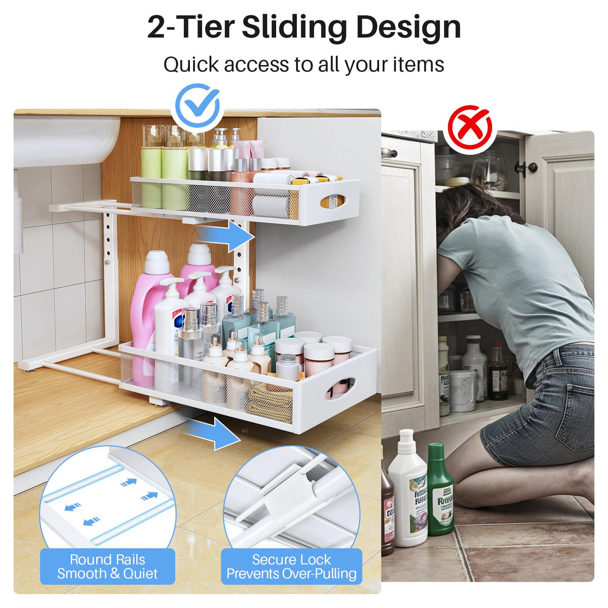 Under Sink Organizer (2 Count)