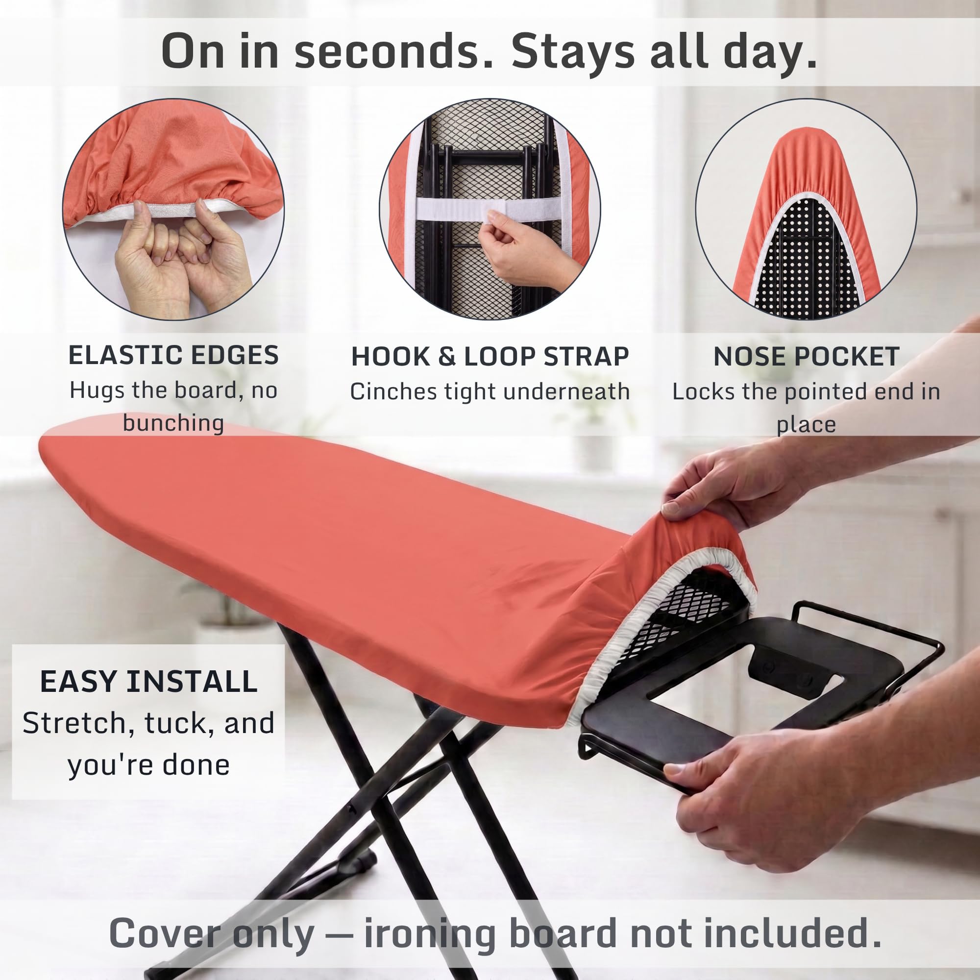 Extra Thick Ironing Board Cover 15x54 Standard Size