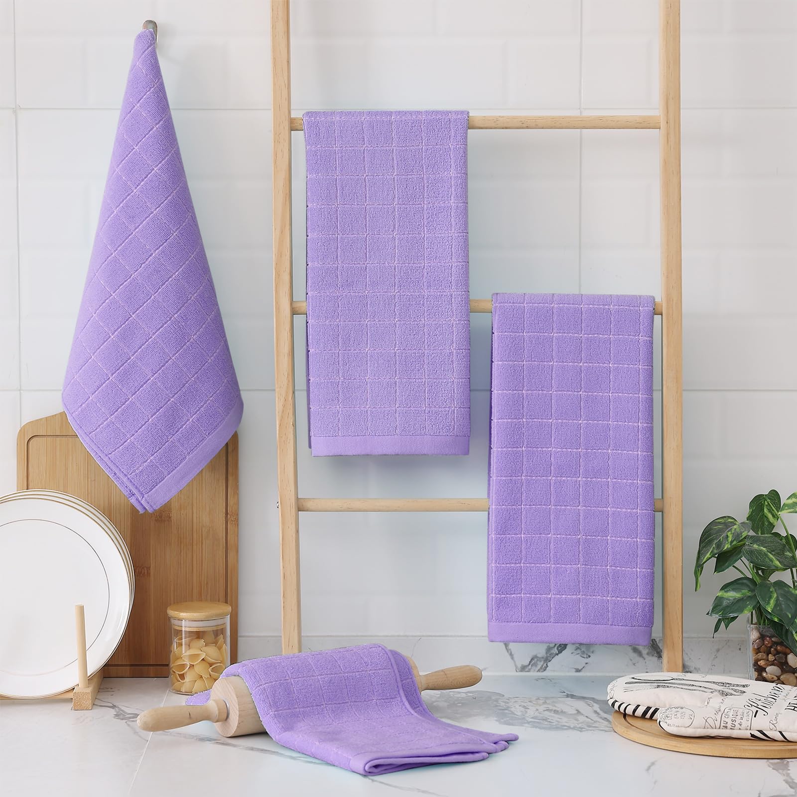 100% Cotton Terry Kitchen Towels (12 Count)