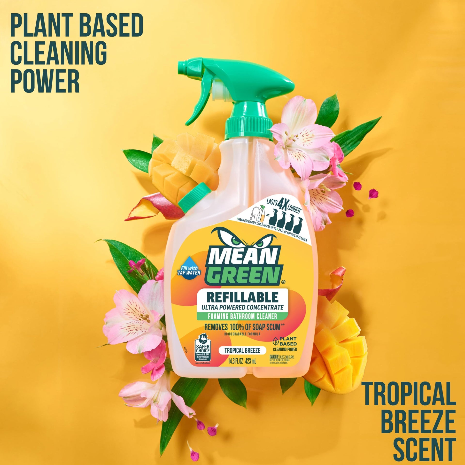 Refillable Ultra Powered Bathroom Cleaner Concentrate (28.6 Fl Oz)