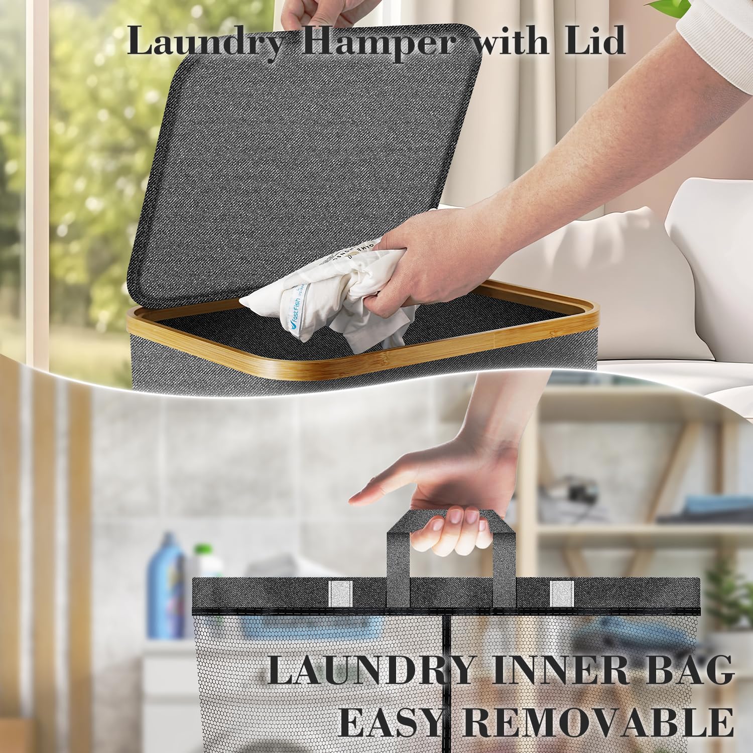 Laundry Hamper with Wheels