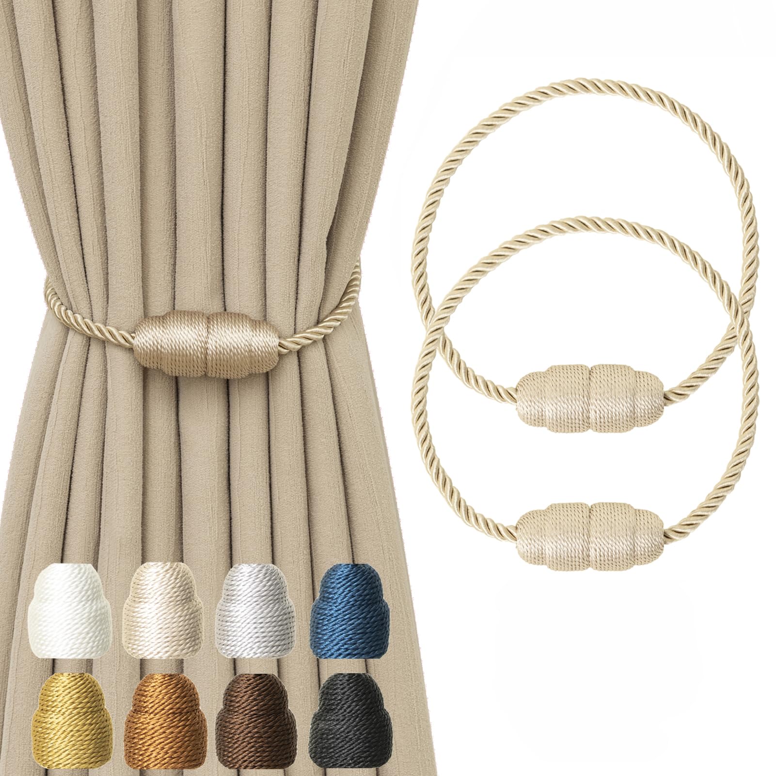 Magnetic Curtain Tiebacks