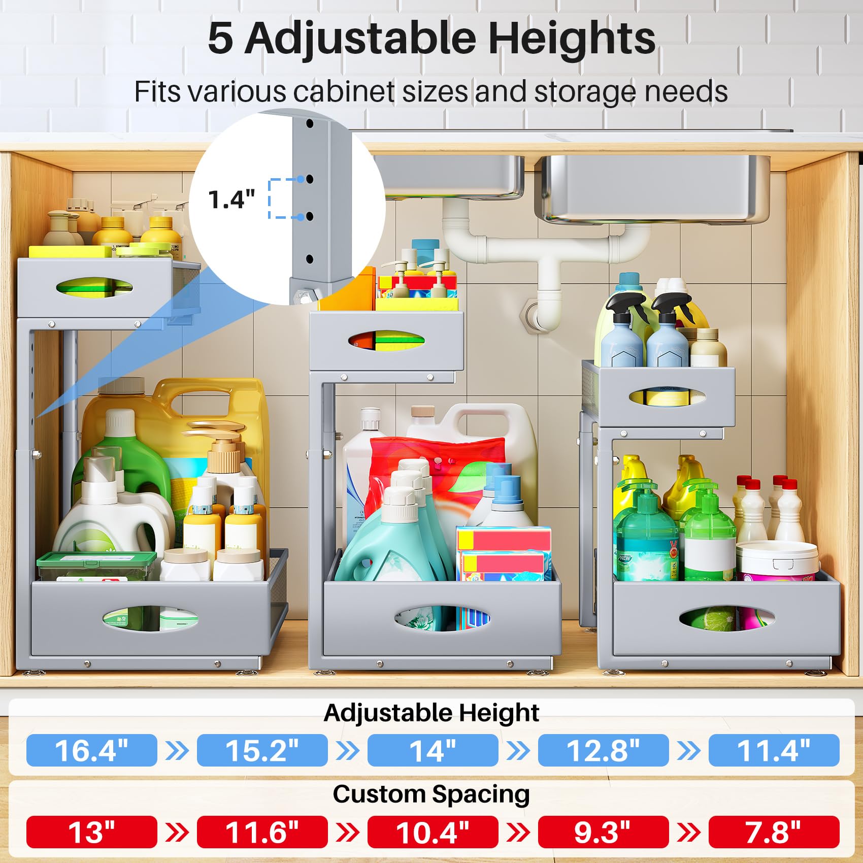 Under Sink Organizer (2 Count)