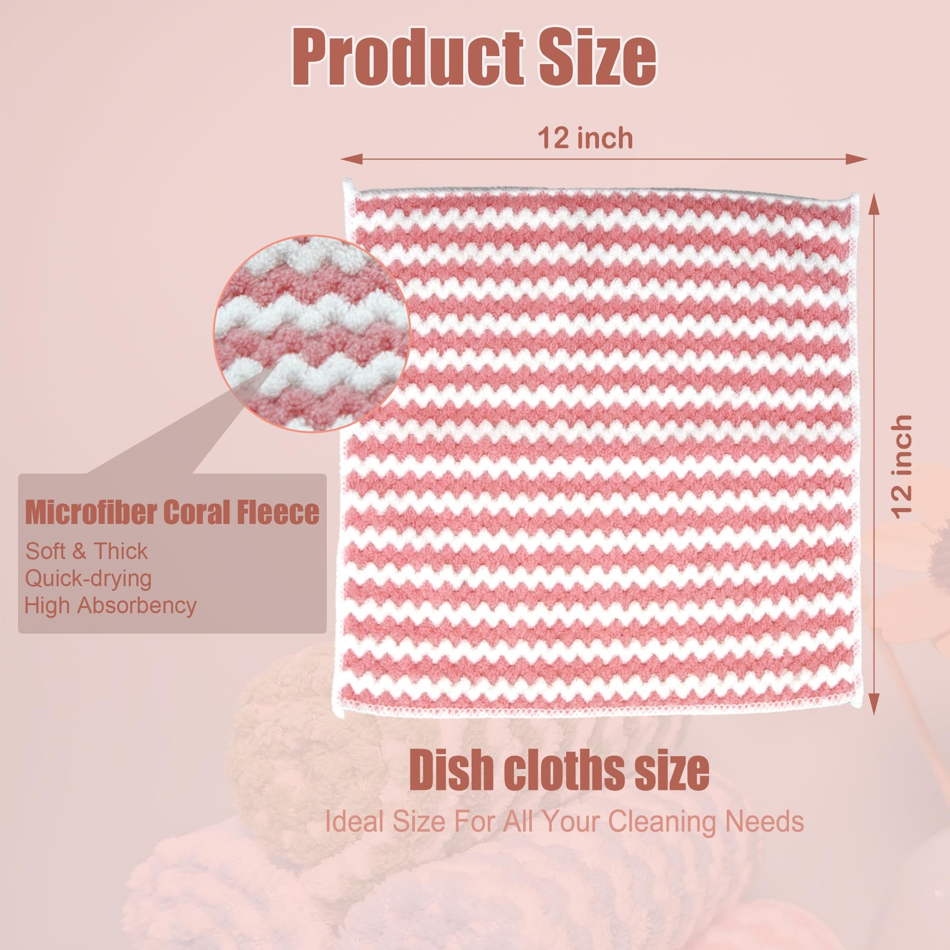 Microfiber Cleaning Cloth (12 Count)