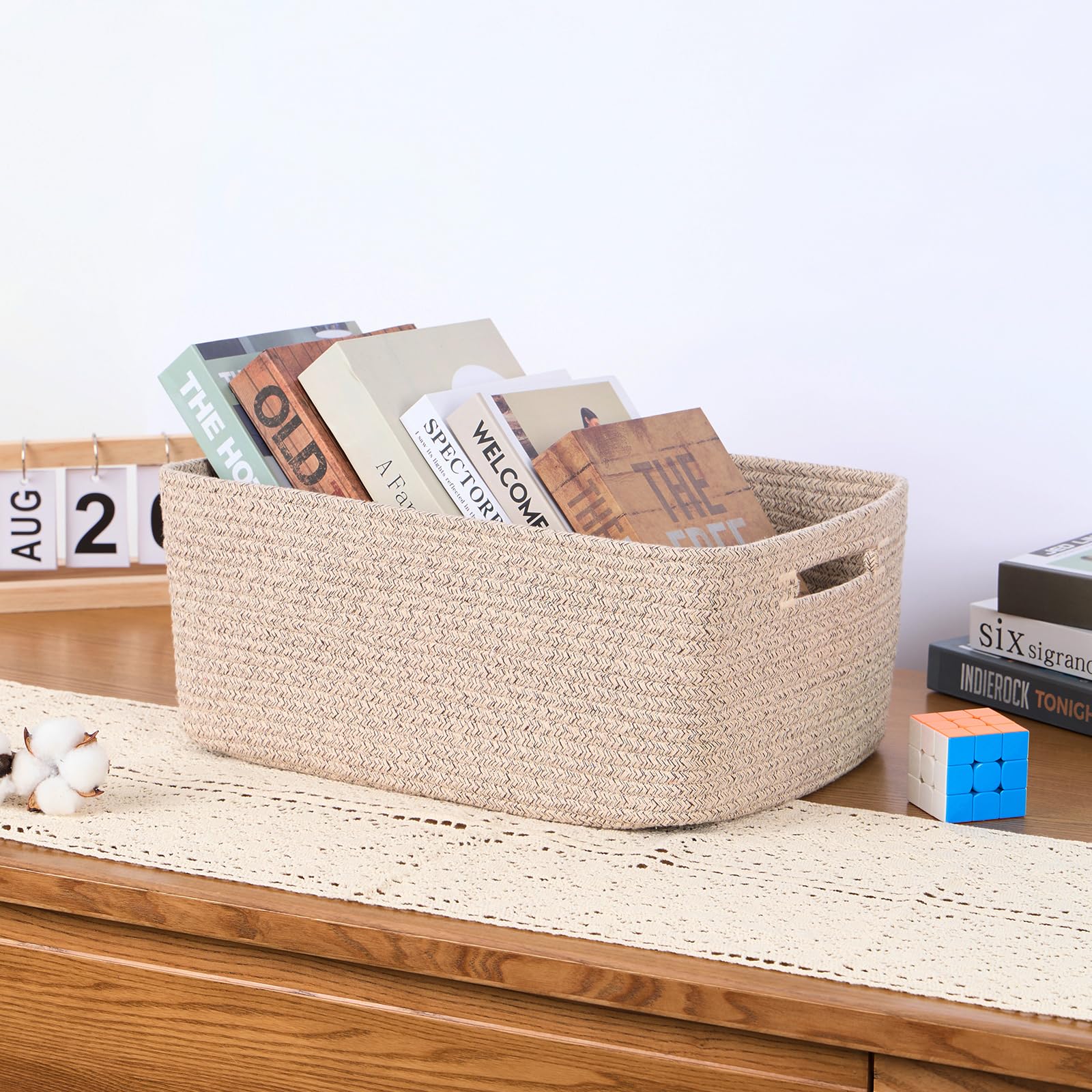 Large Storage Baskets for Organizing (4 Count)