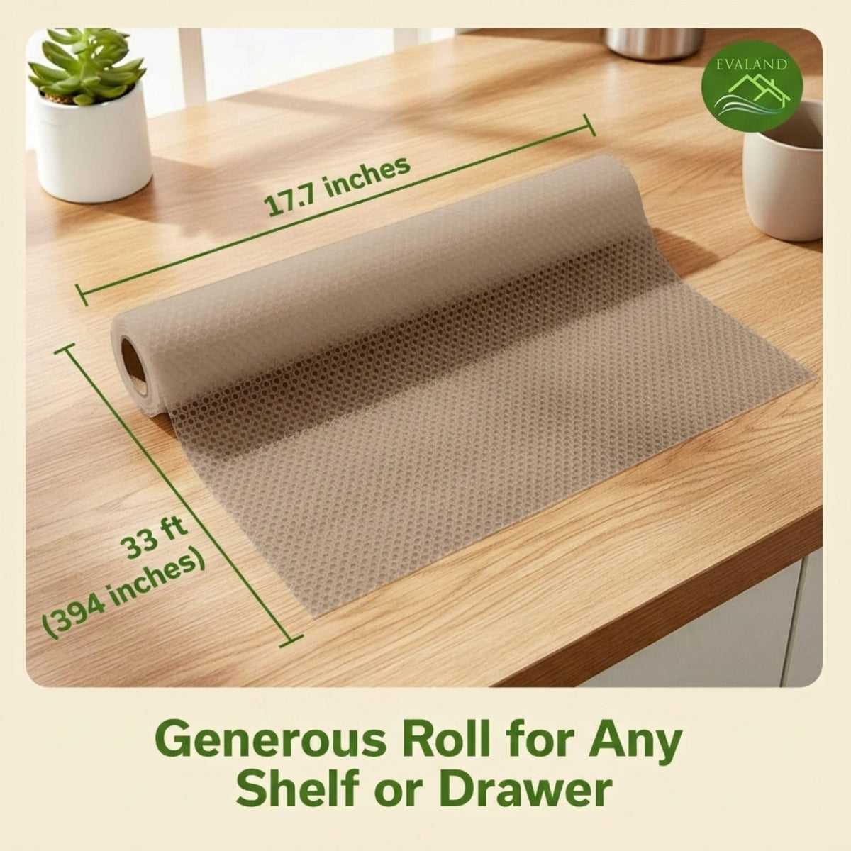 Shelf Liner Cabinet Liner Non (33 Sq Ft)