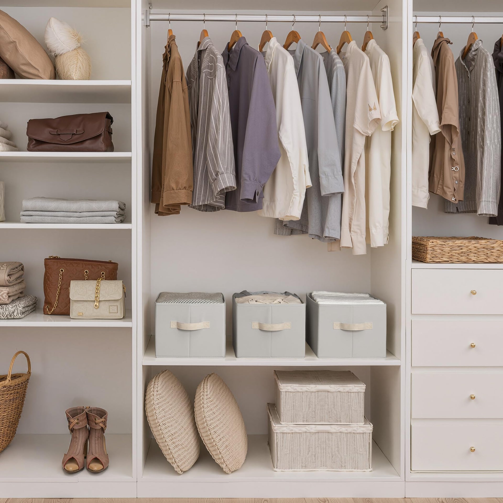 Closet Storage Bins (3 Count)