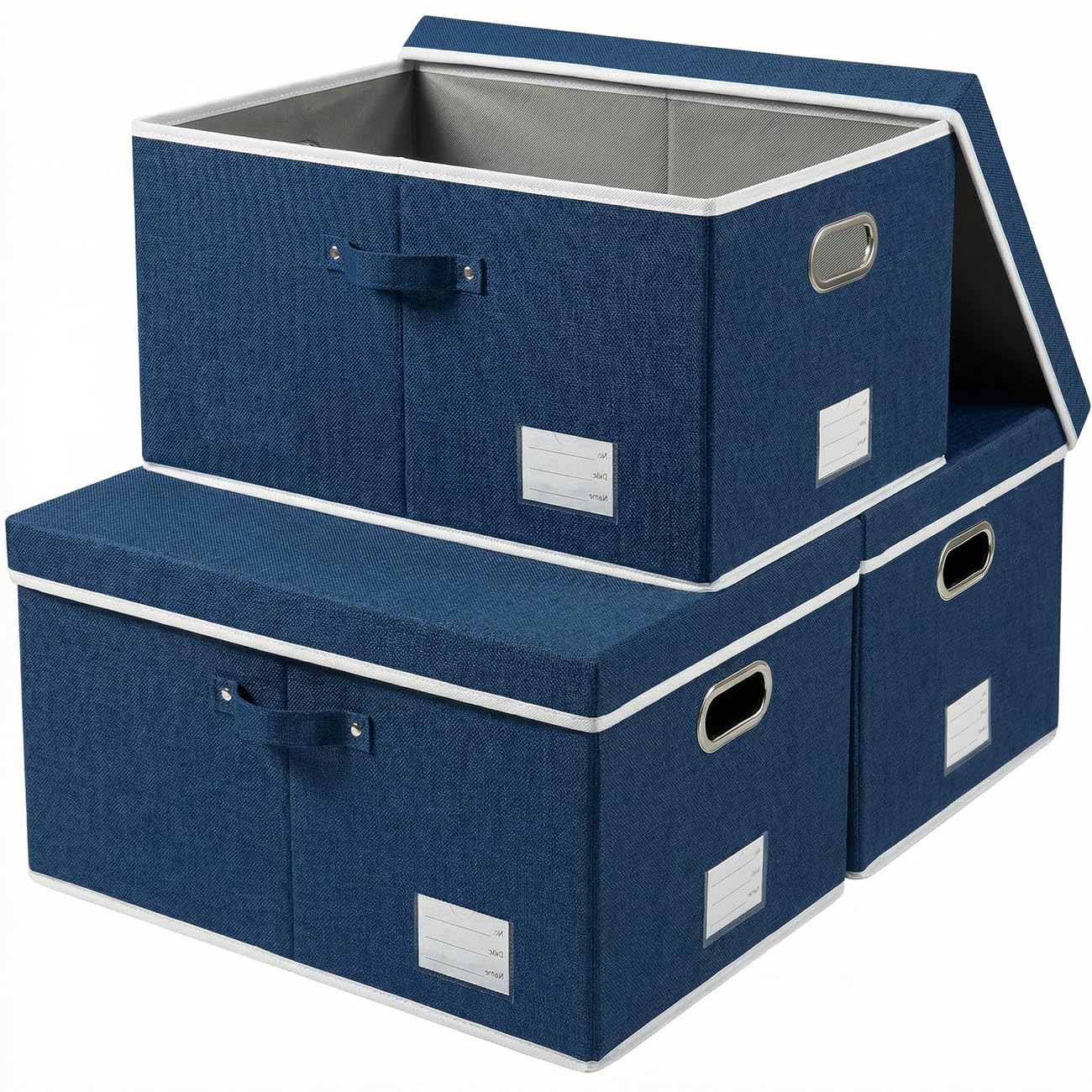 Storage Bins with Lids [3 (3 Count)