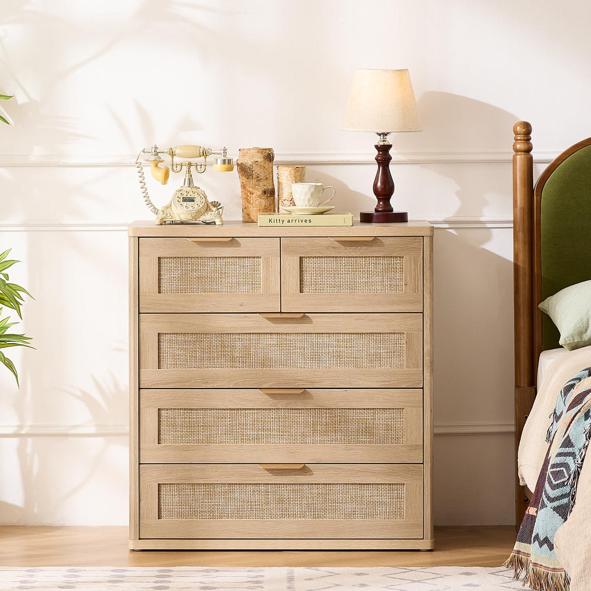 Rattan Dresser for Bedroom