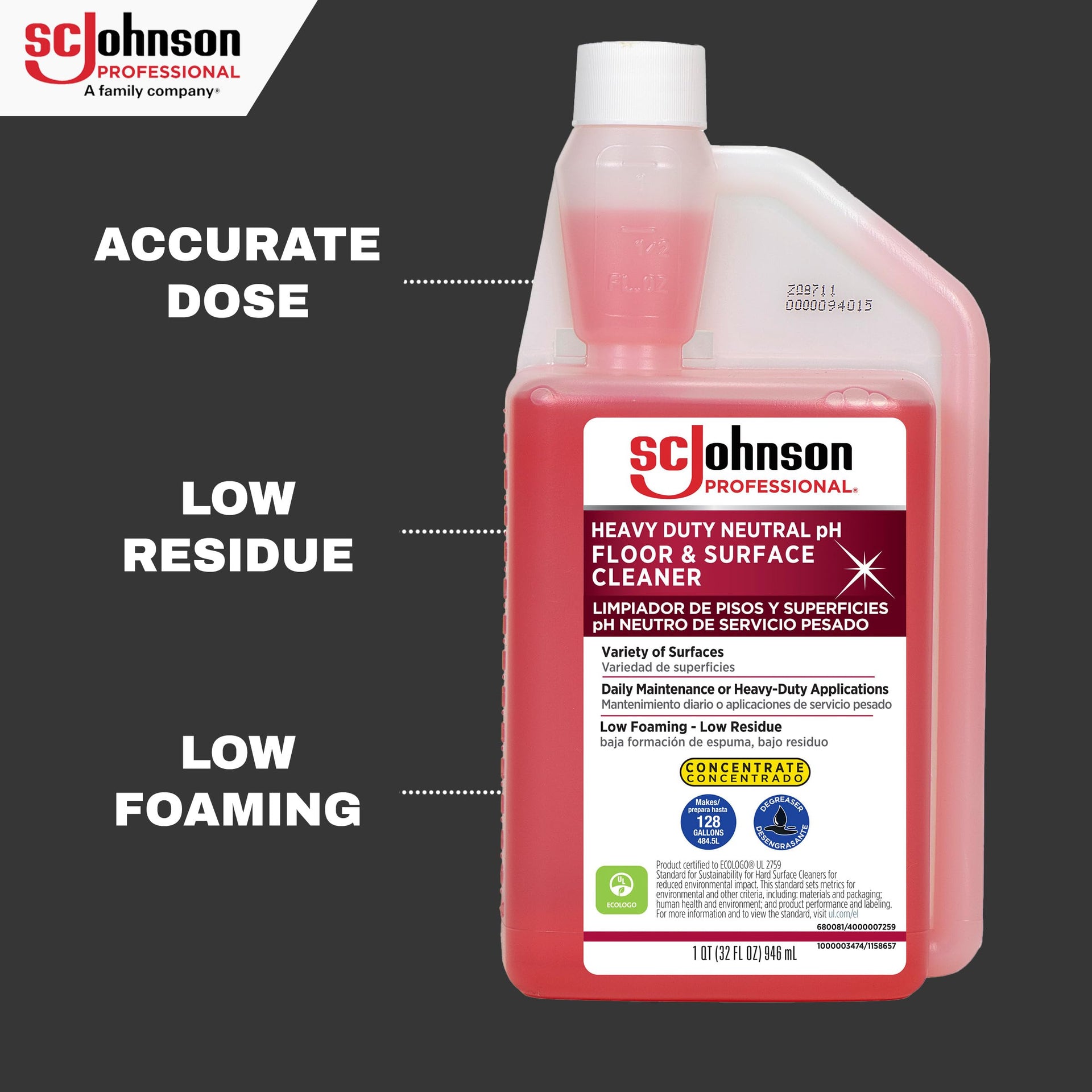 Heavy Duty Neutral pH Floor and Surface Cleaner (192 Fl Oz)