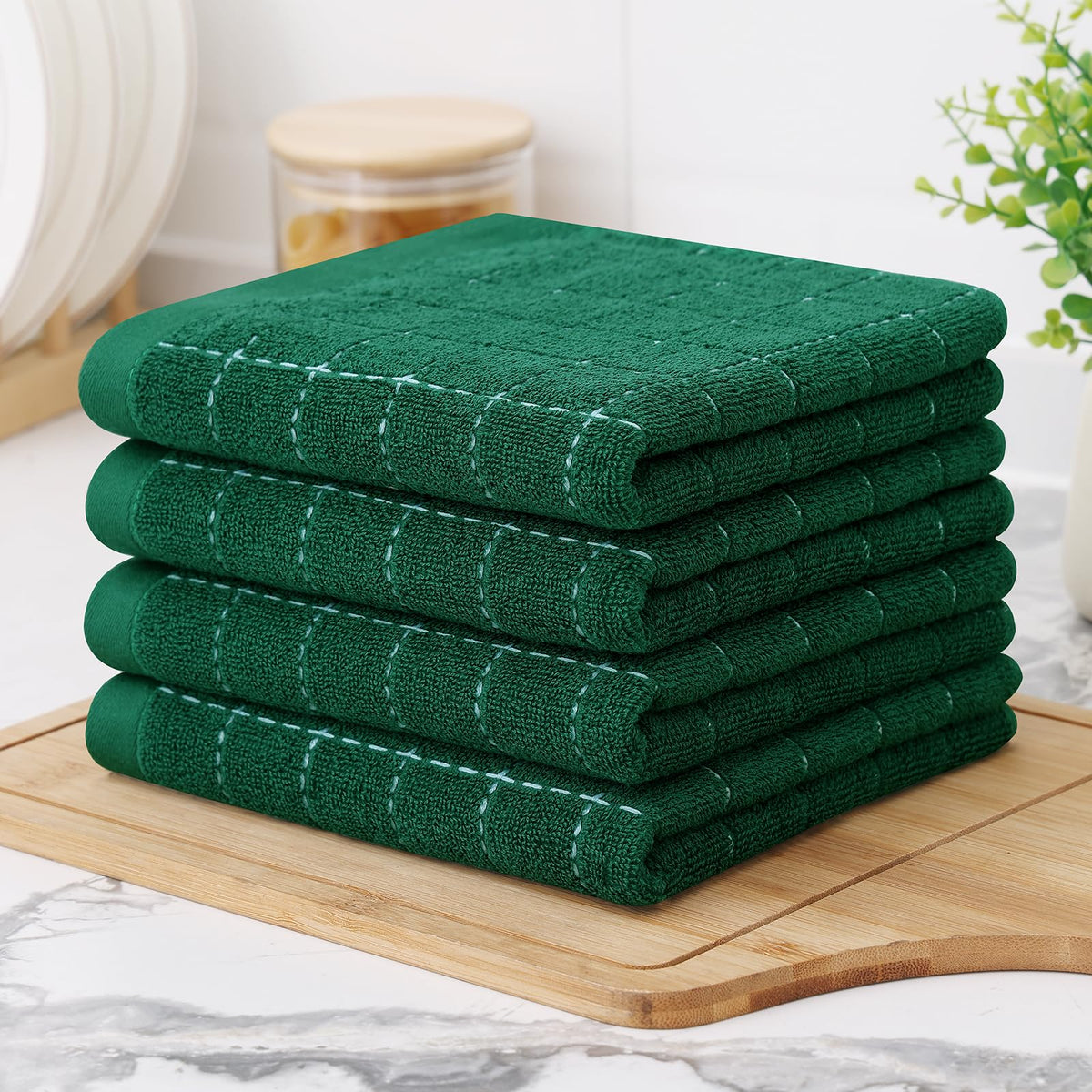 100% Cotton Terry Kitchen Towels (8 Count)
