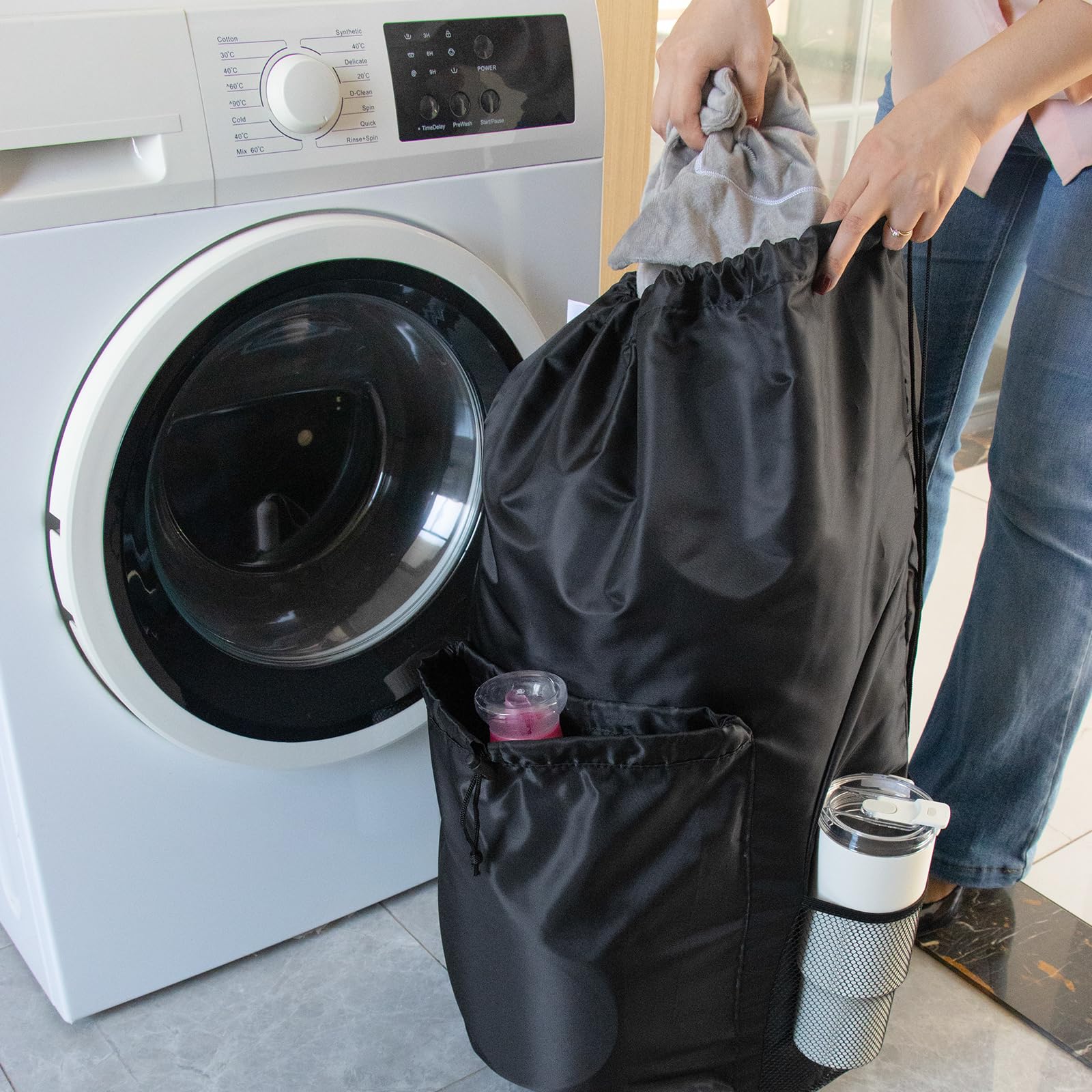 Extra Heavy Duty Backpack Laundry Bag