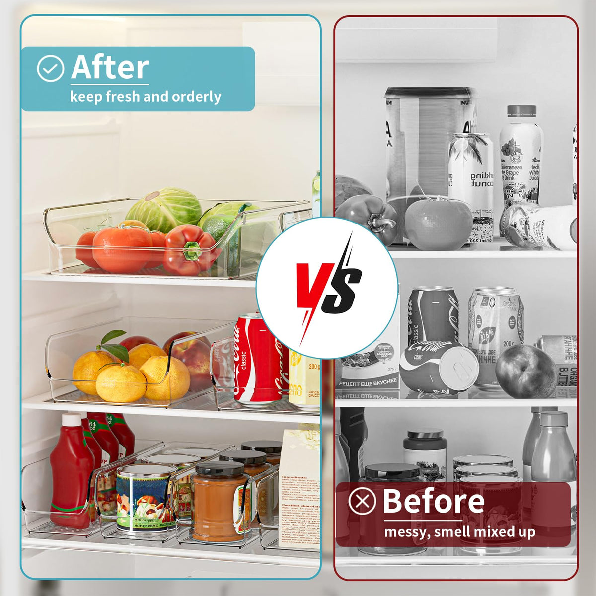 Clear Organizing Bins for Total Home Organization